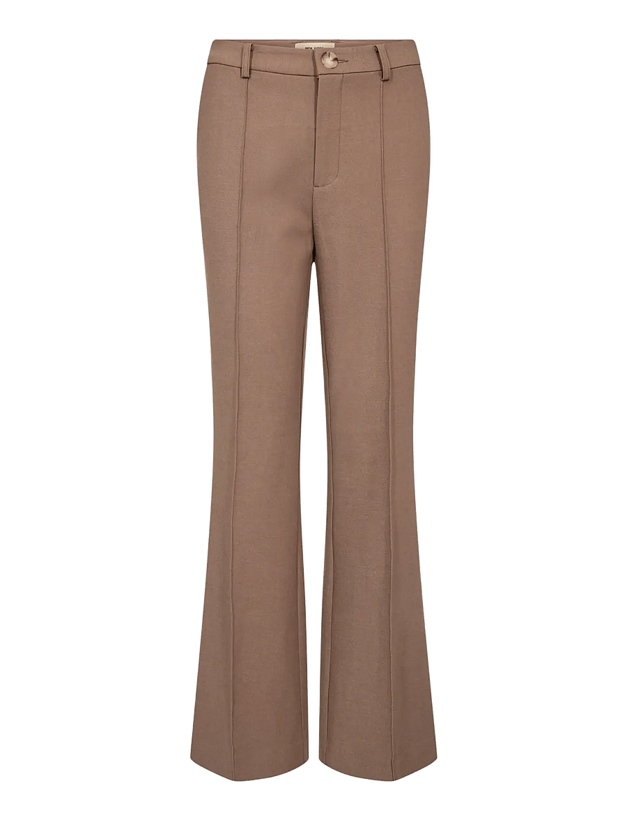MOS MOSH - MMRhys Polly Pant - flare bukser - coffee quartz - 1