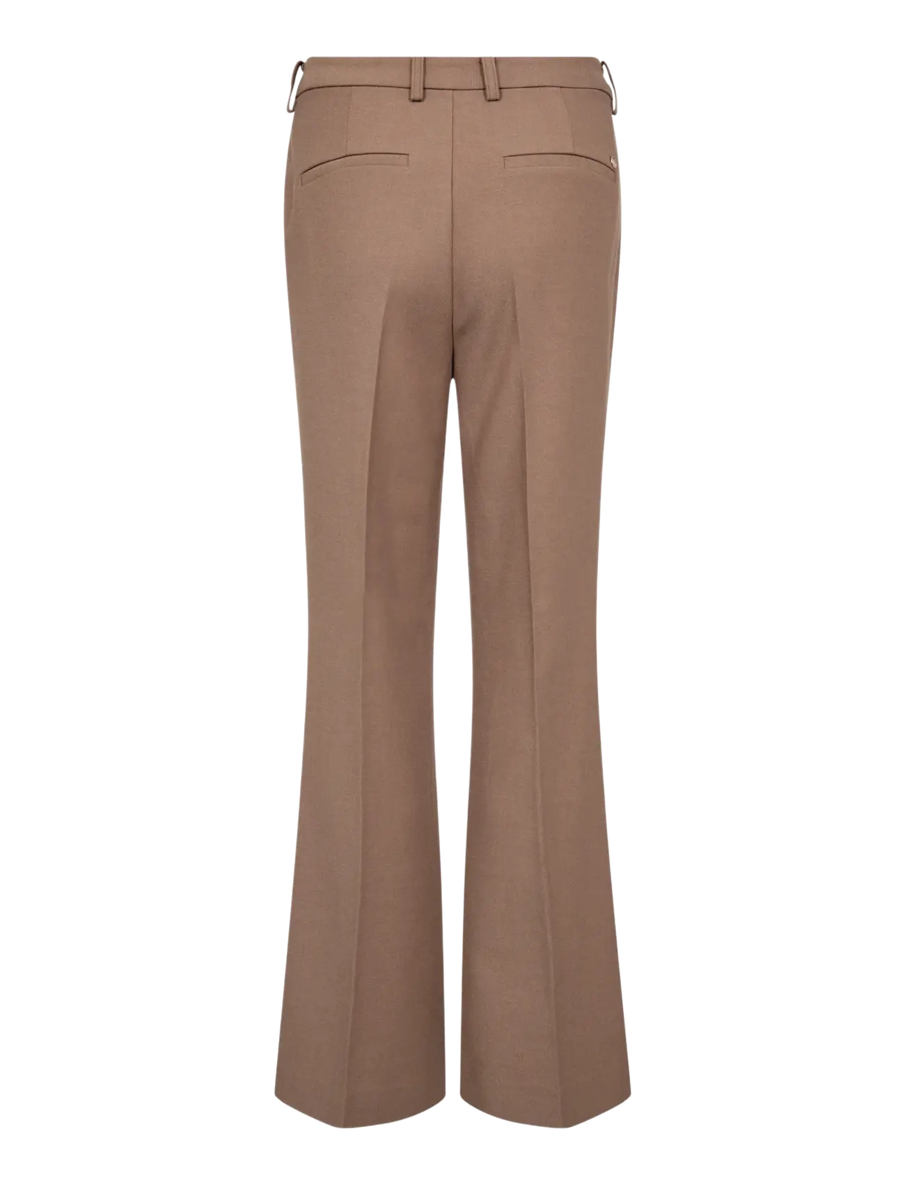 MOS MOSH - MMRhys Polly Pant - utsvängda byxor - coffee quartz - 2
