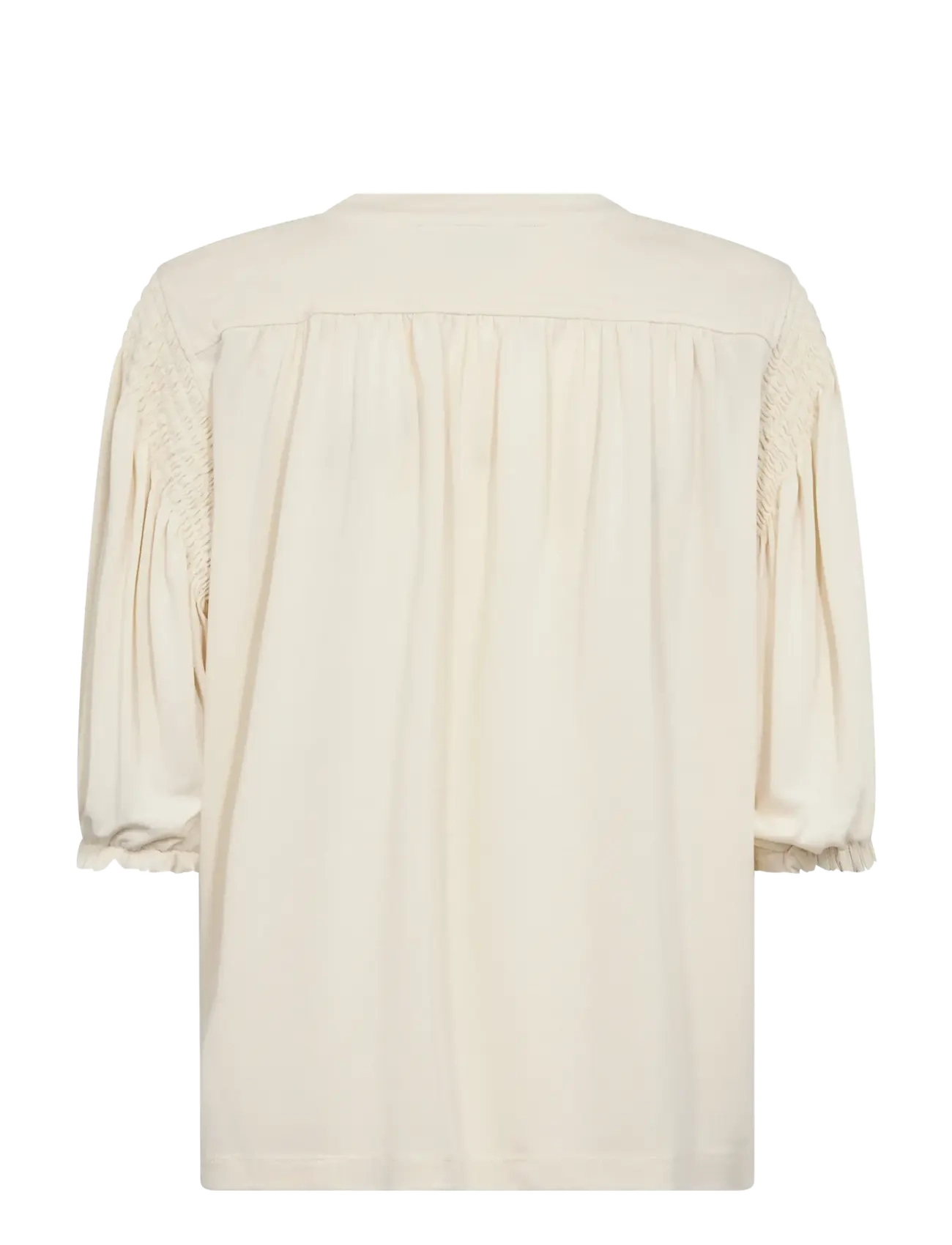 MOS MOSH - MMJewi 3/4 Sleeve O-neck Tee - kortærmede bluser - ecru - 1