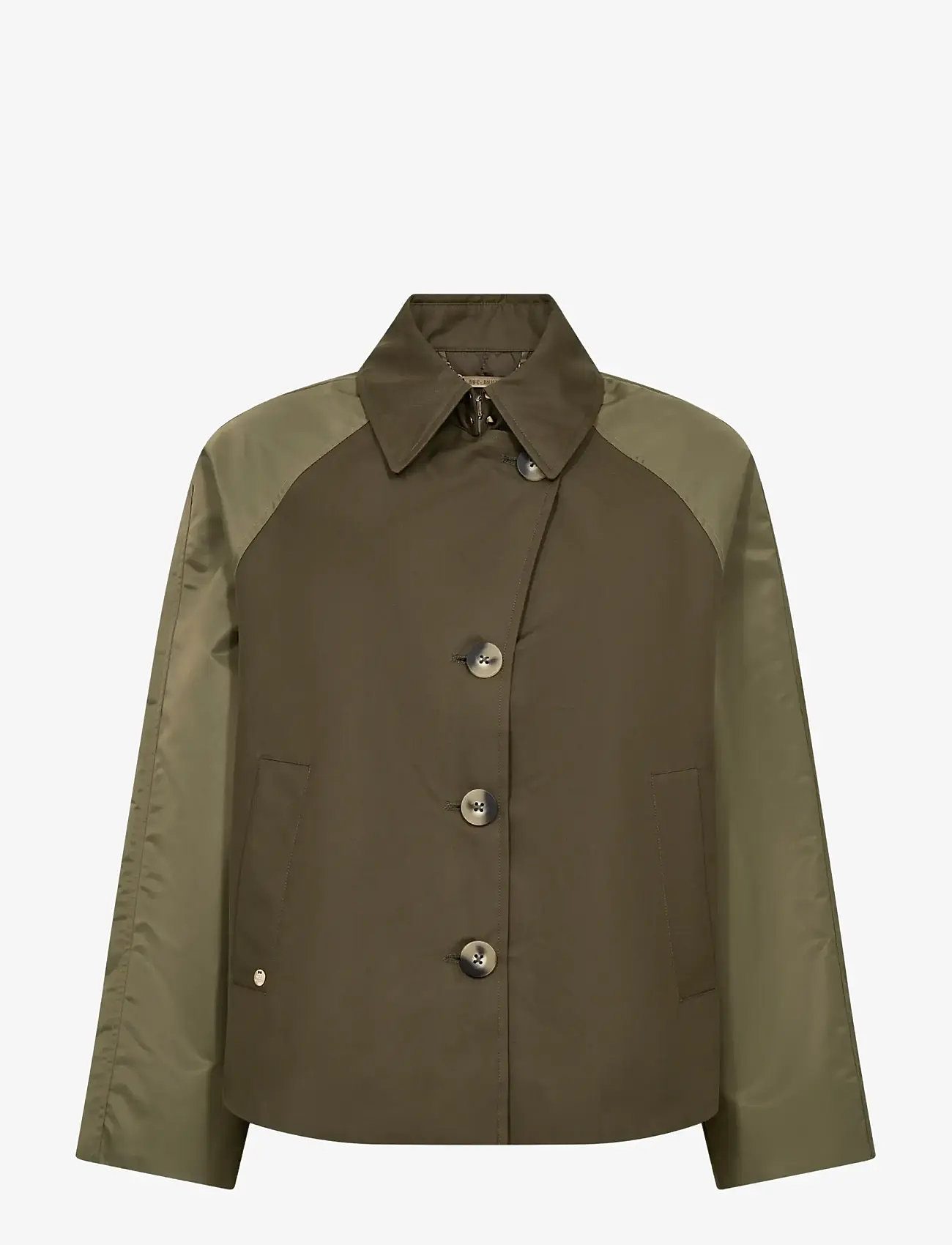 MOS MOSH - MMZyla Neola Trenchcoat - frühlingsjacken - olive night - 1
