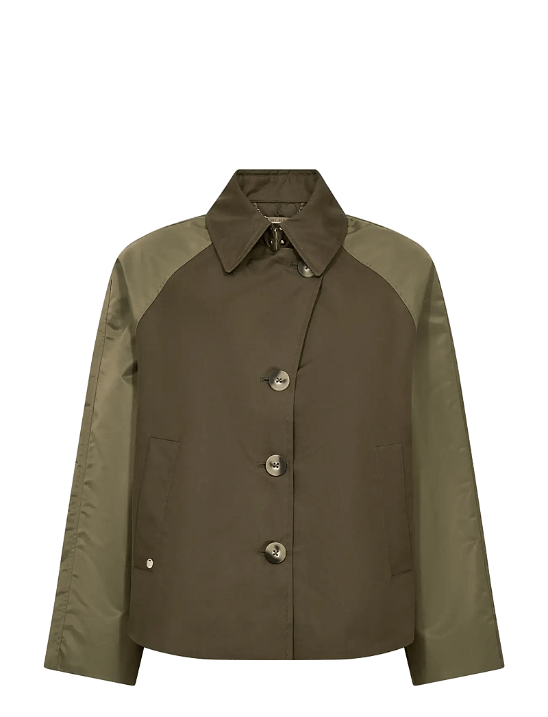 MOS MOSH - MMZyla Neola Trenchcoat - frühlingsjacken - olive night - 1