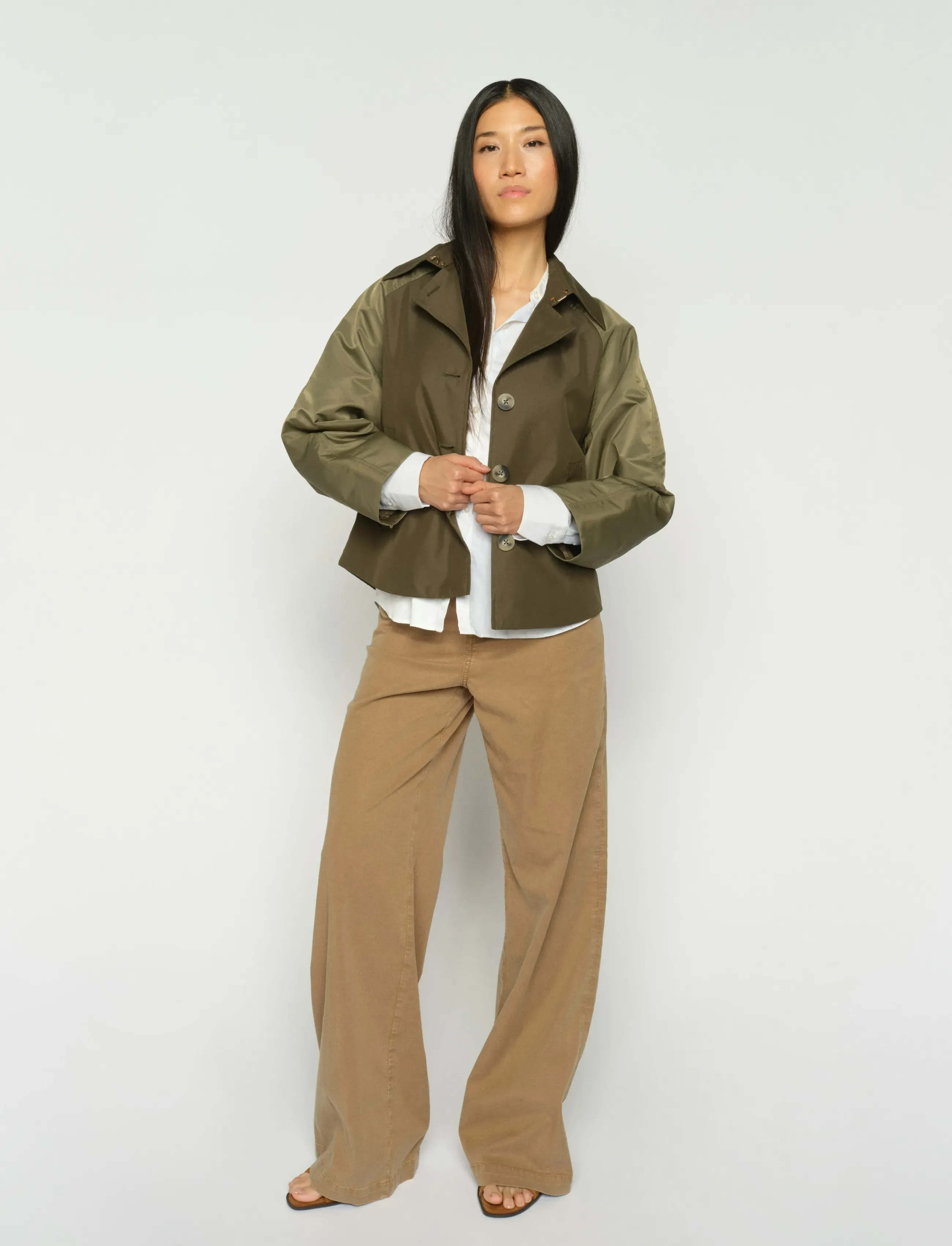 MOS MOSH - MMZyla Neola Trenchcoat - trenchcoats - olive night - 4