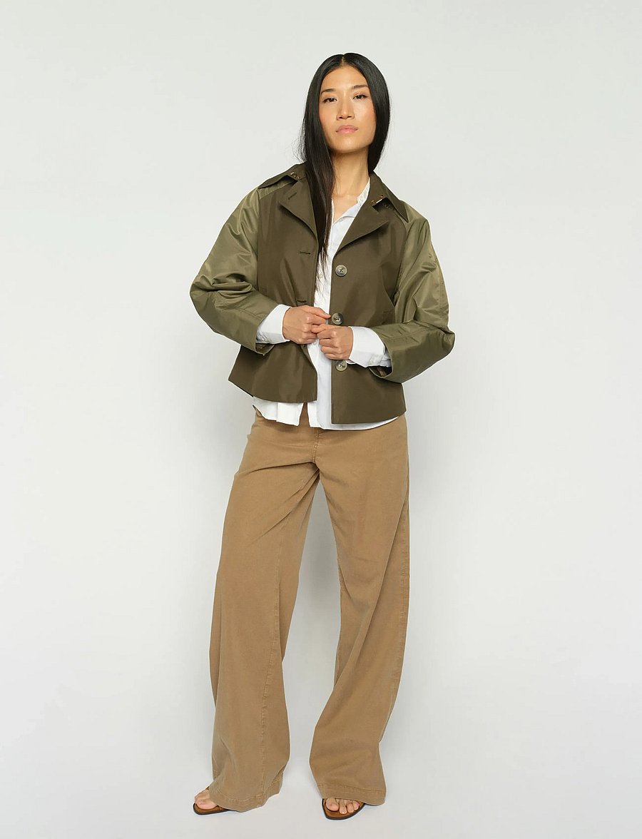 MOS MOSH - MMZyla Neola Trenchcoat - trenchcoats - olive night - 4