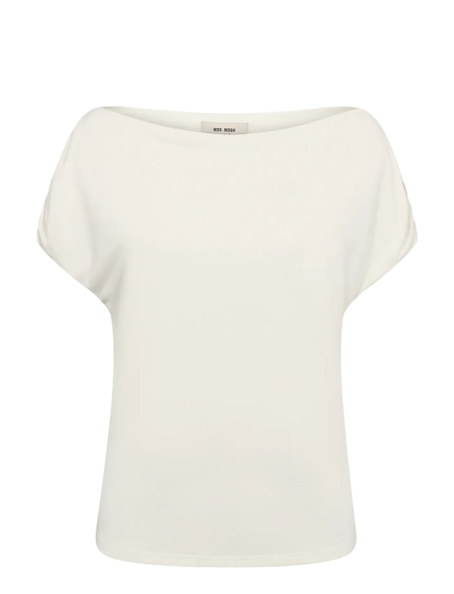 MOS MOSH - MMShima Solid Sleeveless Tee - t-paidat - ecru - 1