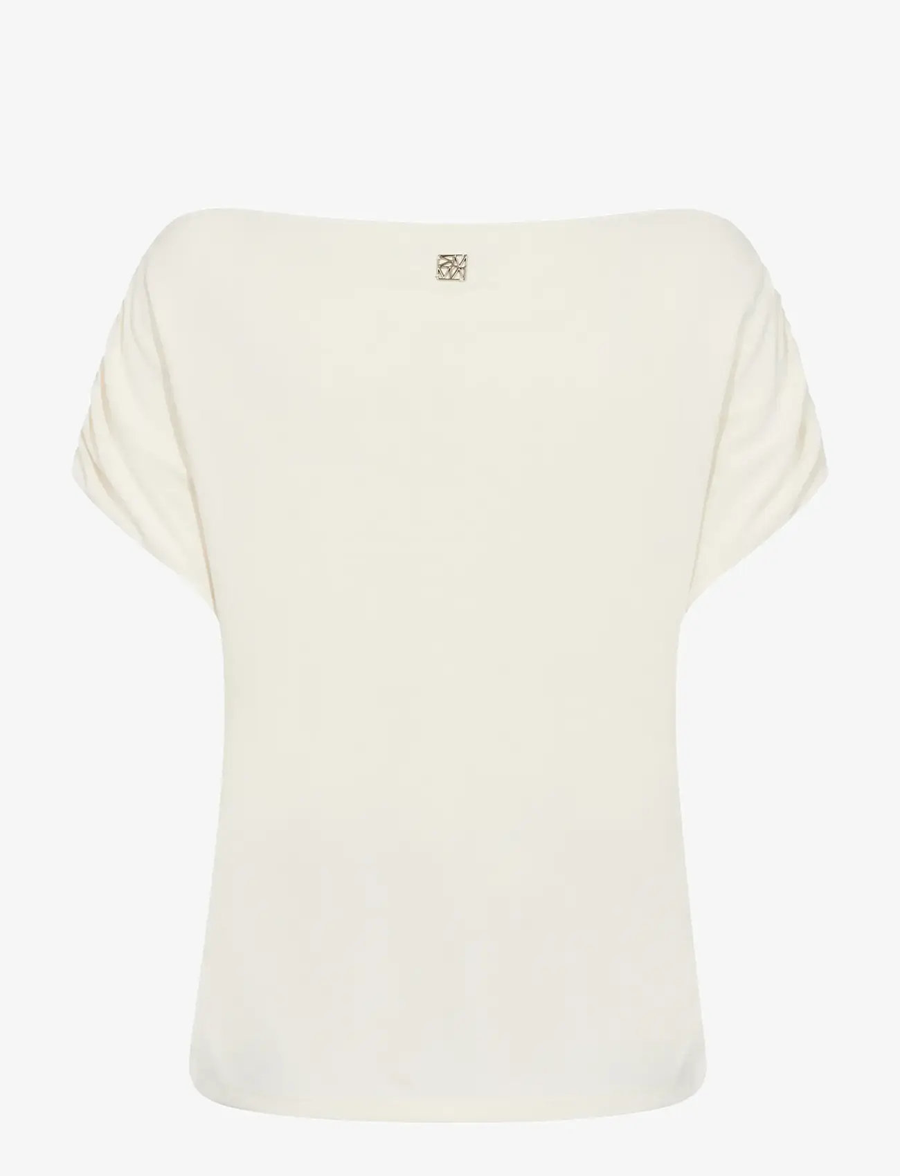 MOS MOSH - MMShima Solid Sleeveless Tee - t-shirts - ecru - 2