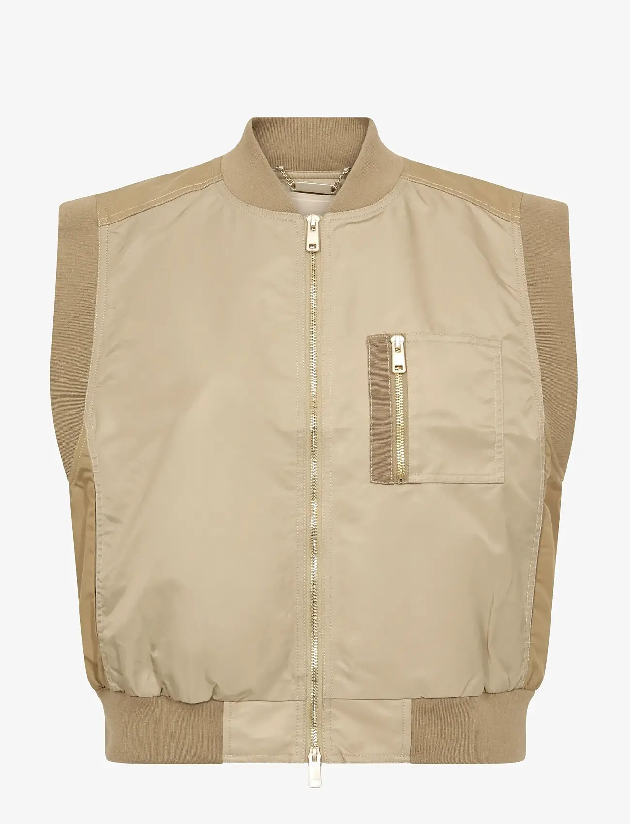 MOS MOSH - MMJovo Neola Waistcoat - spring jackets - twill - 1