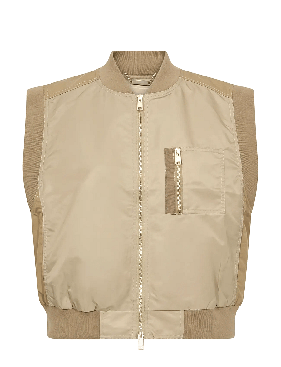 MOS MOSH - MMJovo Neola Waistcoat - puffer vests - twill - 1