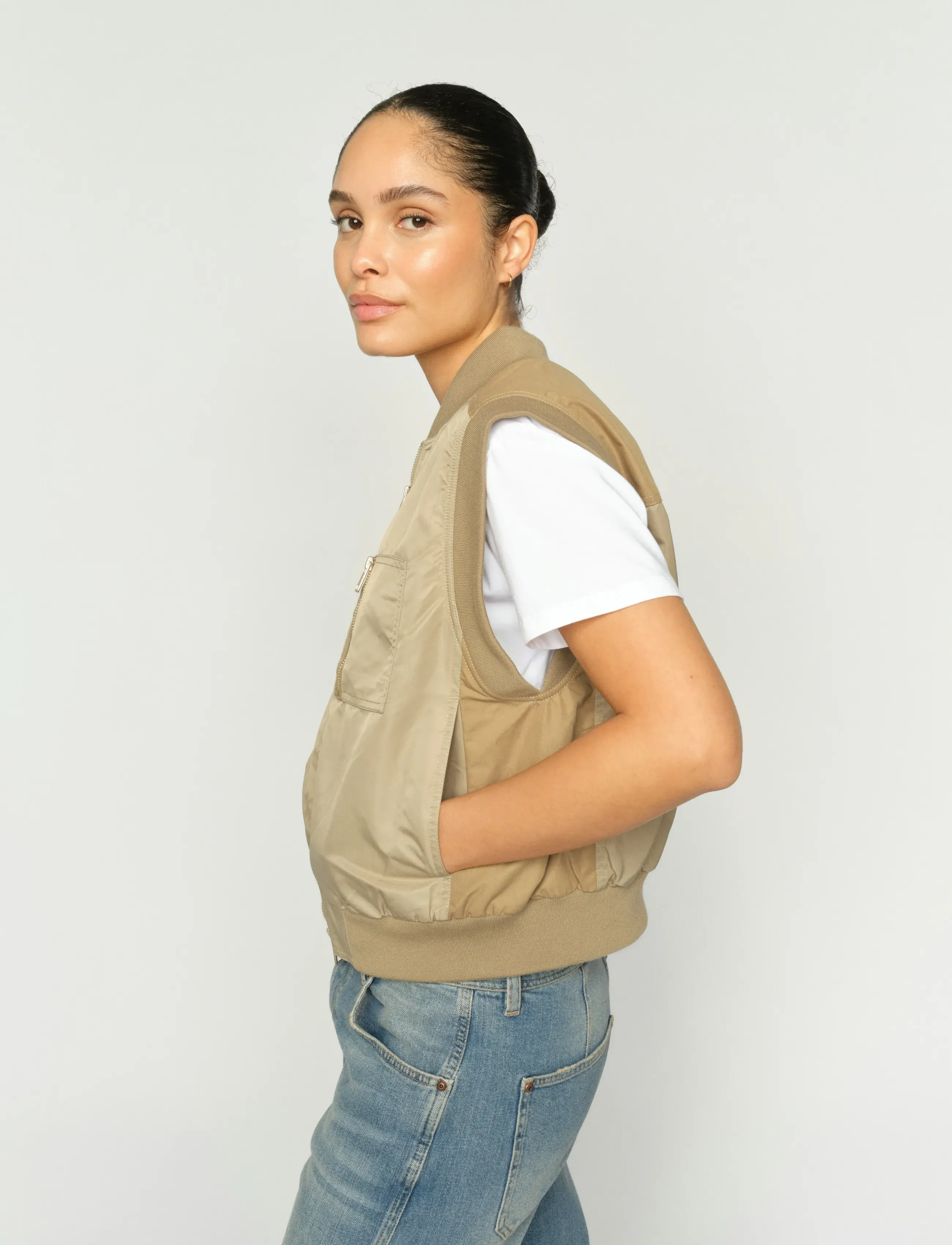 MOS MOSH - MMJovo Neola Waistcoat - forårsjakker - twill - 3