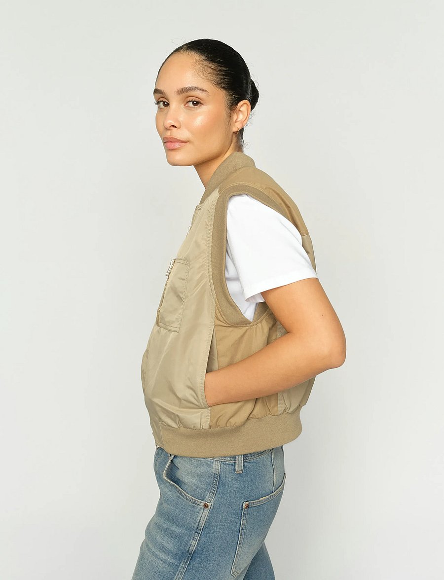 MOS MOSH - MMJovo Neola Waistcoat - puffer vests - twill - 3