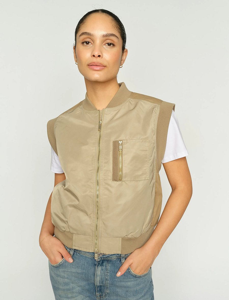 MOS MOSH - MMJovo Neola Waistcoat - puffer vests - twill - 4