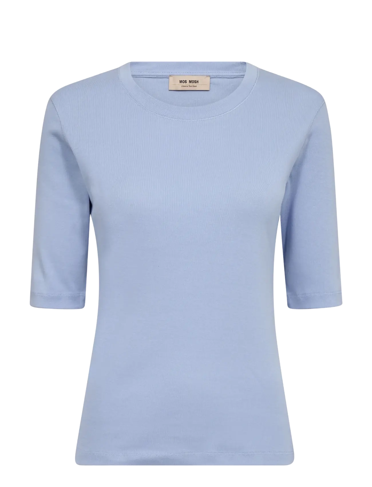 MOS MOSH MMMali O-neck 3/4 Sleeve Tee - T-särgid ja alussärgid - BRUNNERA BLUE / blue
