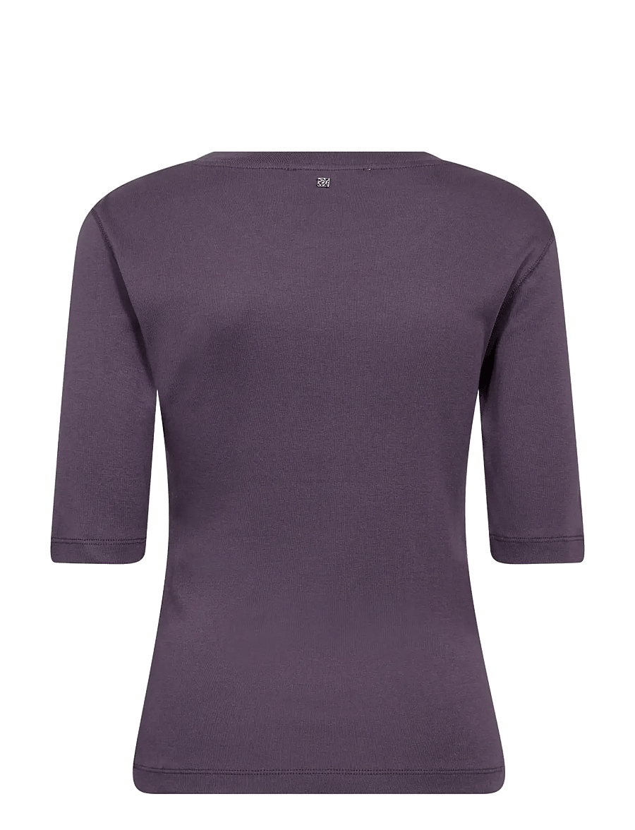 MOS MOSH - MMMali O-neck 3/4 Sleeve Tee - t-shirts - sweet grape - 1
