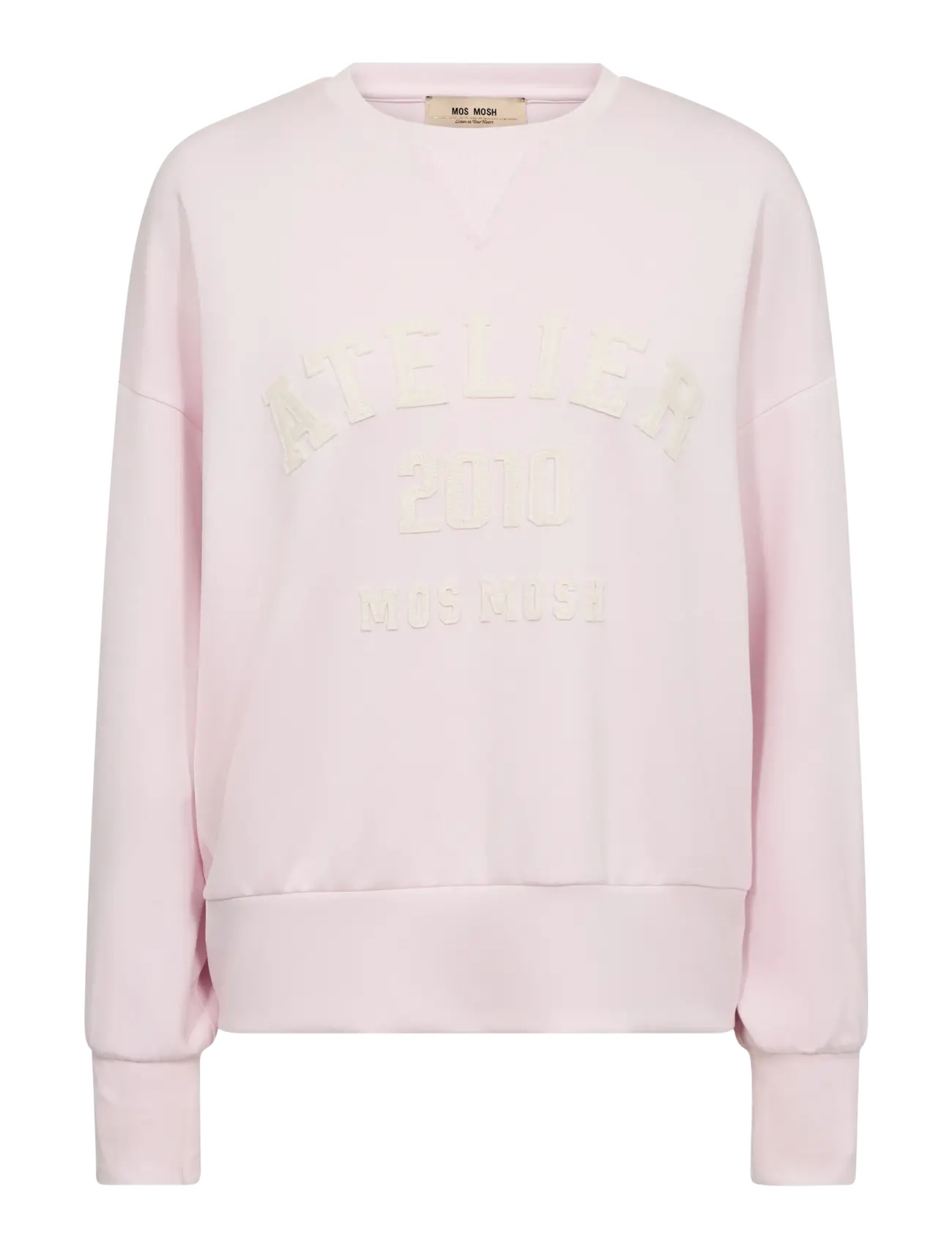 MOS MOSH Mmnima O-Ls Sweatshirt Pink - M - Damen
