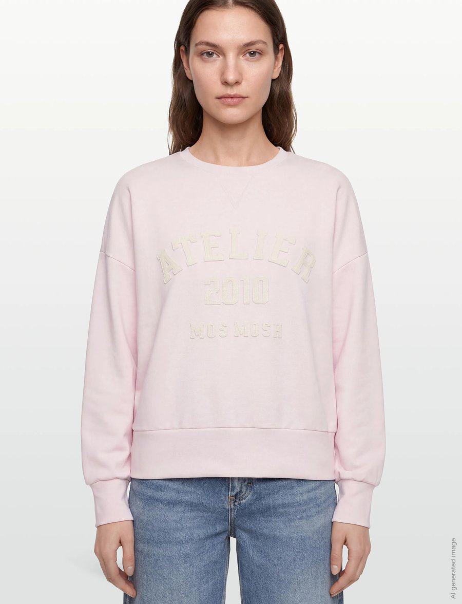 MOS MOSH - MMNima O-LS Sweatshirt - sweatshirts - ballet slipper - 3