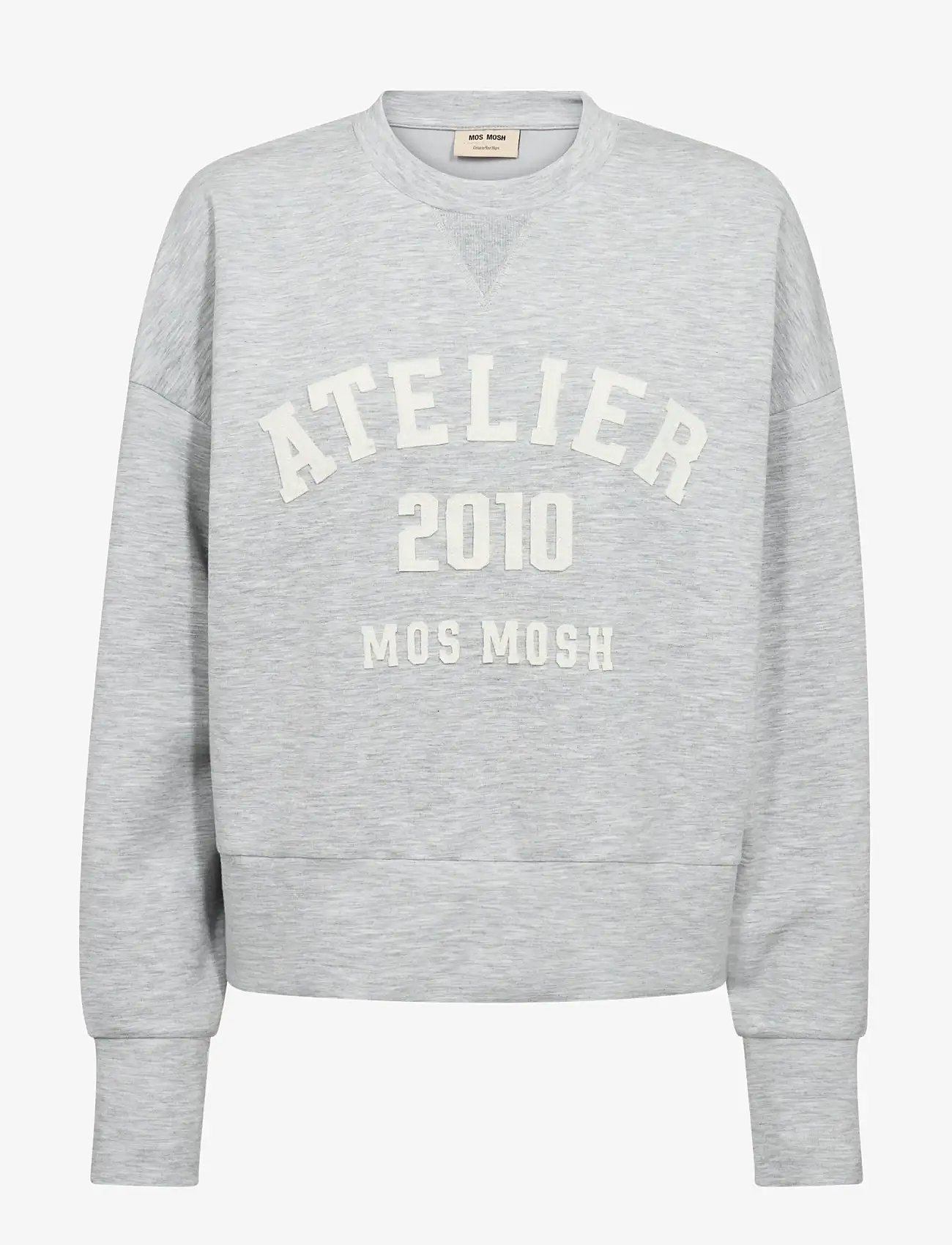 MOS MOSH - MMNima O-LS  Sweatshirt - dressipluusid - grey melange - 1