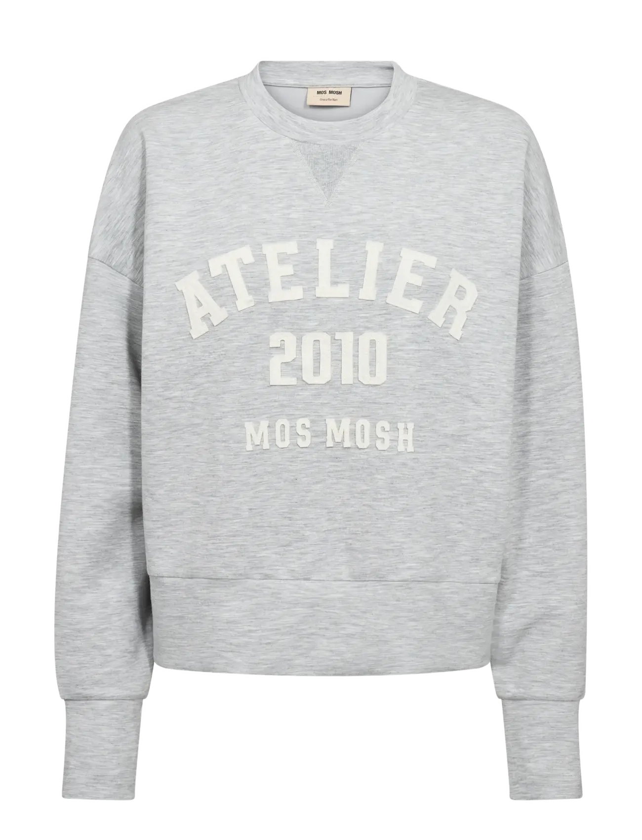 MOS MOSH MMNima O-LS  Sweatshirt - Tøj - GREY MELANGE / grey