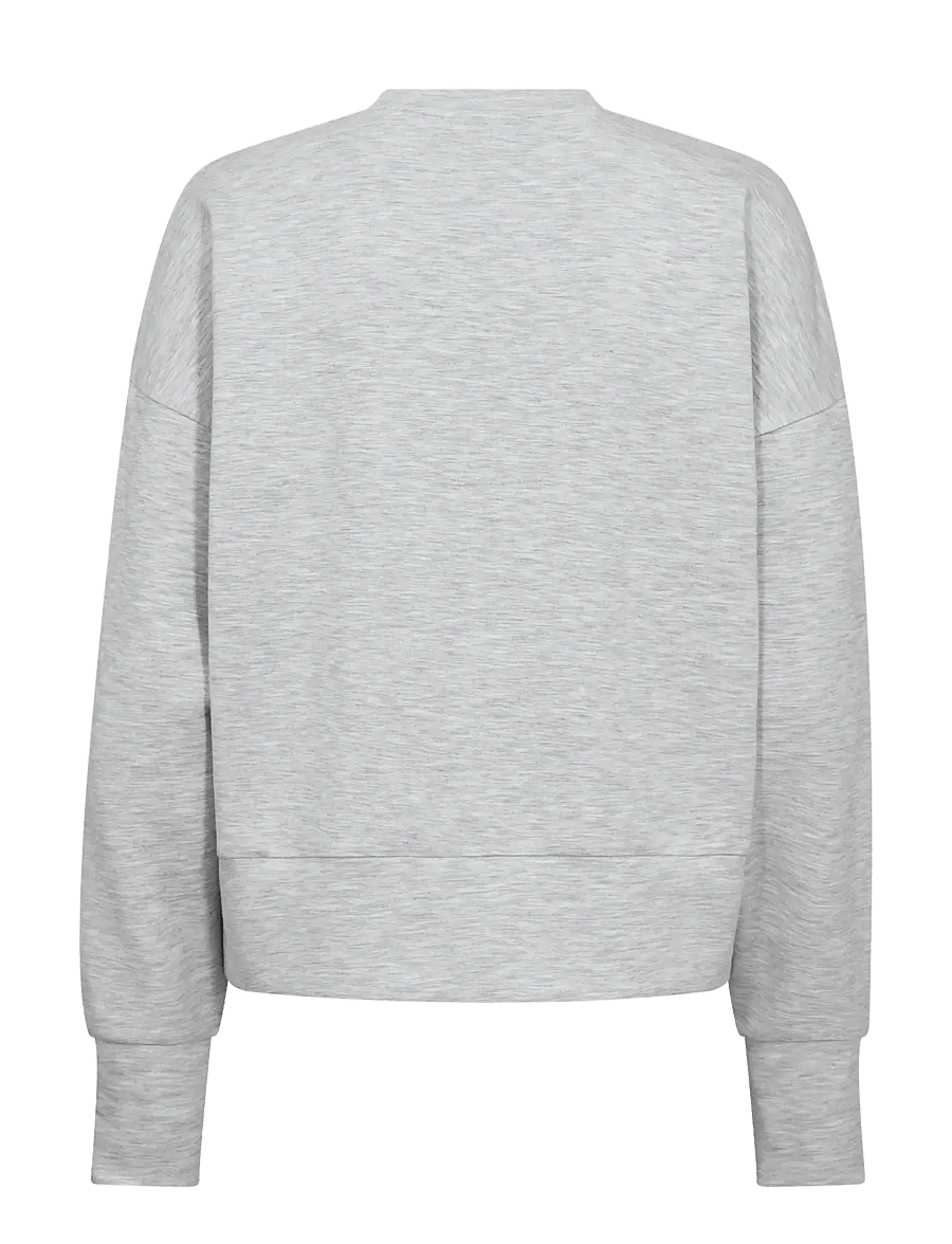 MOS MOSH - MMNima O-LS Sweatshirt - mode trends - grey melange - 2