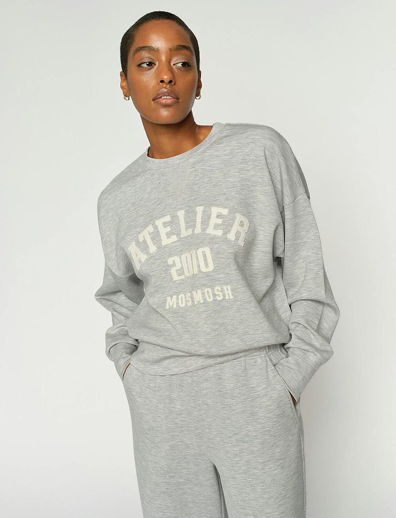 MOS MOSH - MMNima O-LS Sweatshirt - modetrends - grey melange - 3