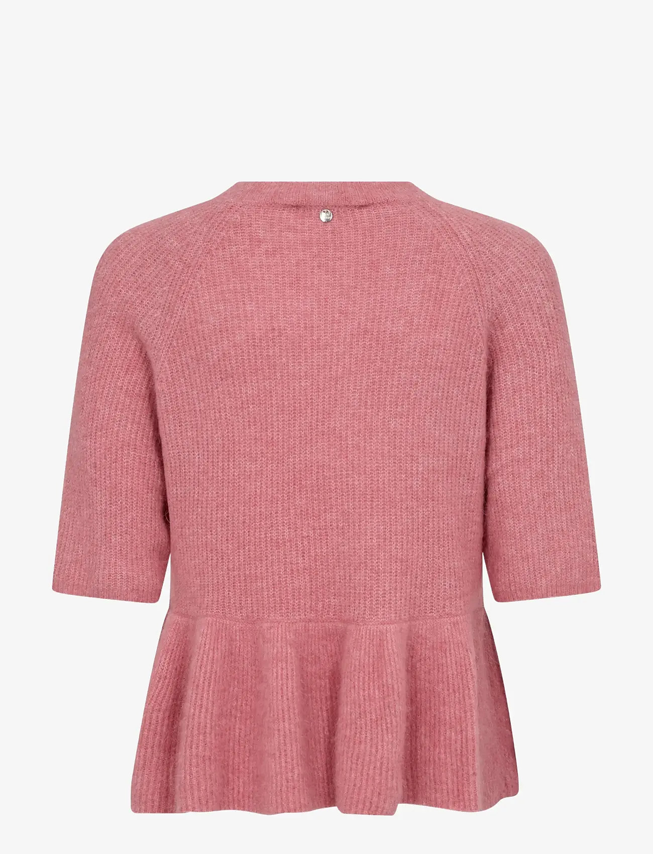 MOS MOSH - MMThora SS O-Neck Frill Knit - striktrøjer - dusty rose - 2