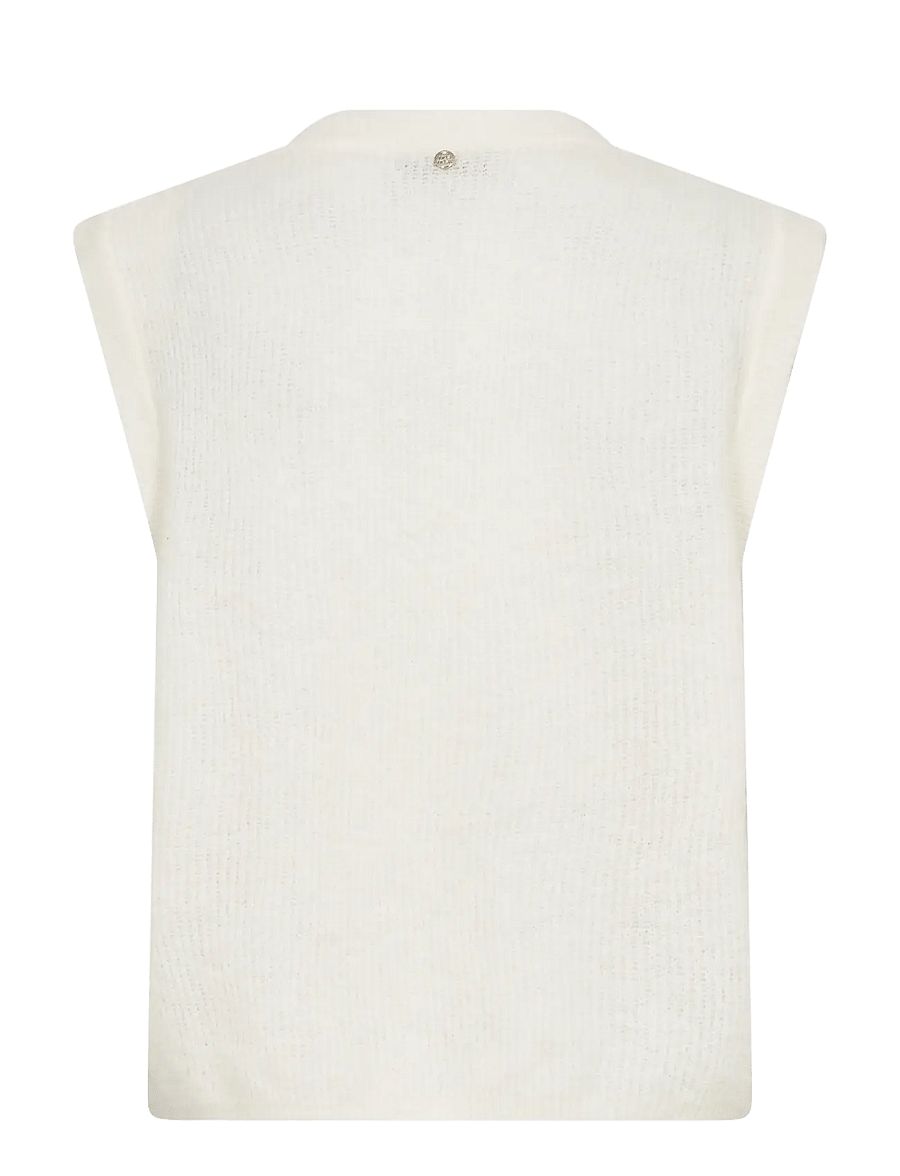 MOS MOSH - MMThora Knit Vest - knitted vests - ecru - 2