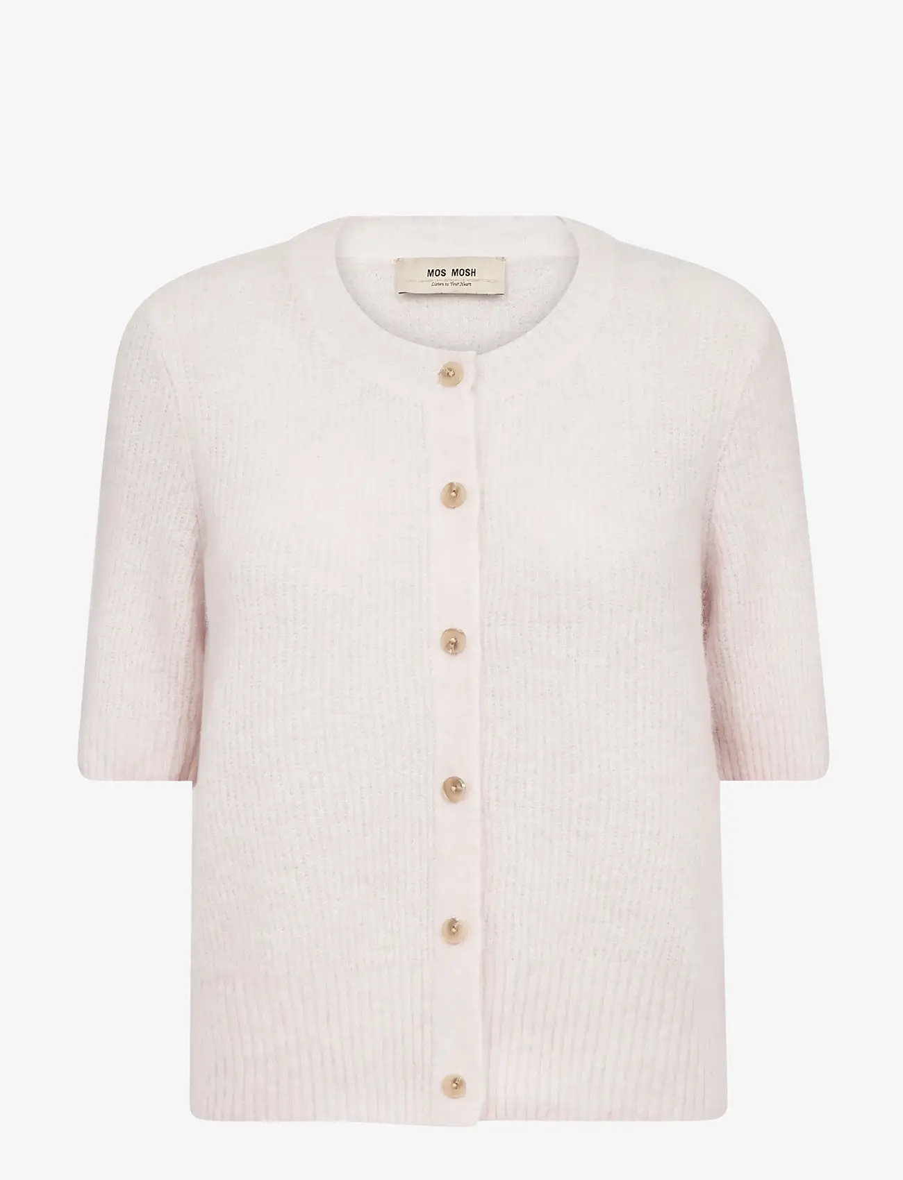 MOS MOSH - MMThora SS Knit Cardigan - cardigans - ballet slipper - 1