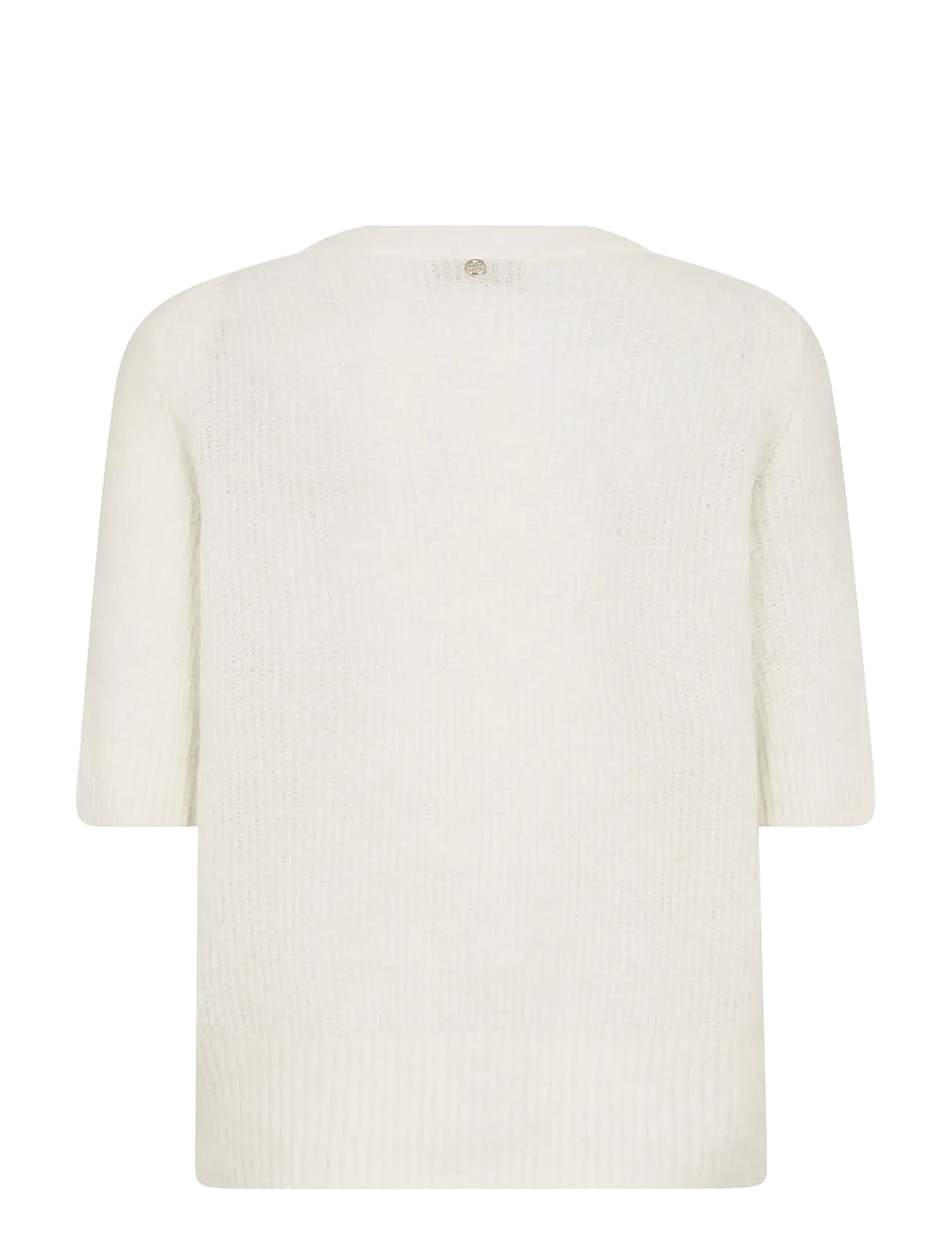 MOS MOSH - MMThora SS Knit Cardigan - cardigans - ecru - 2