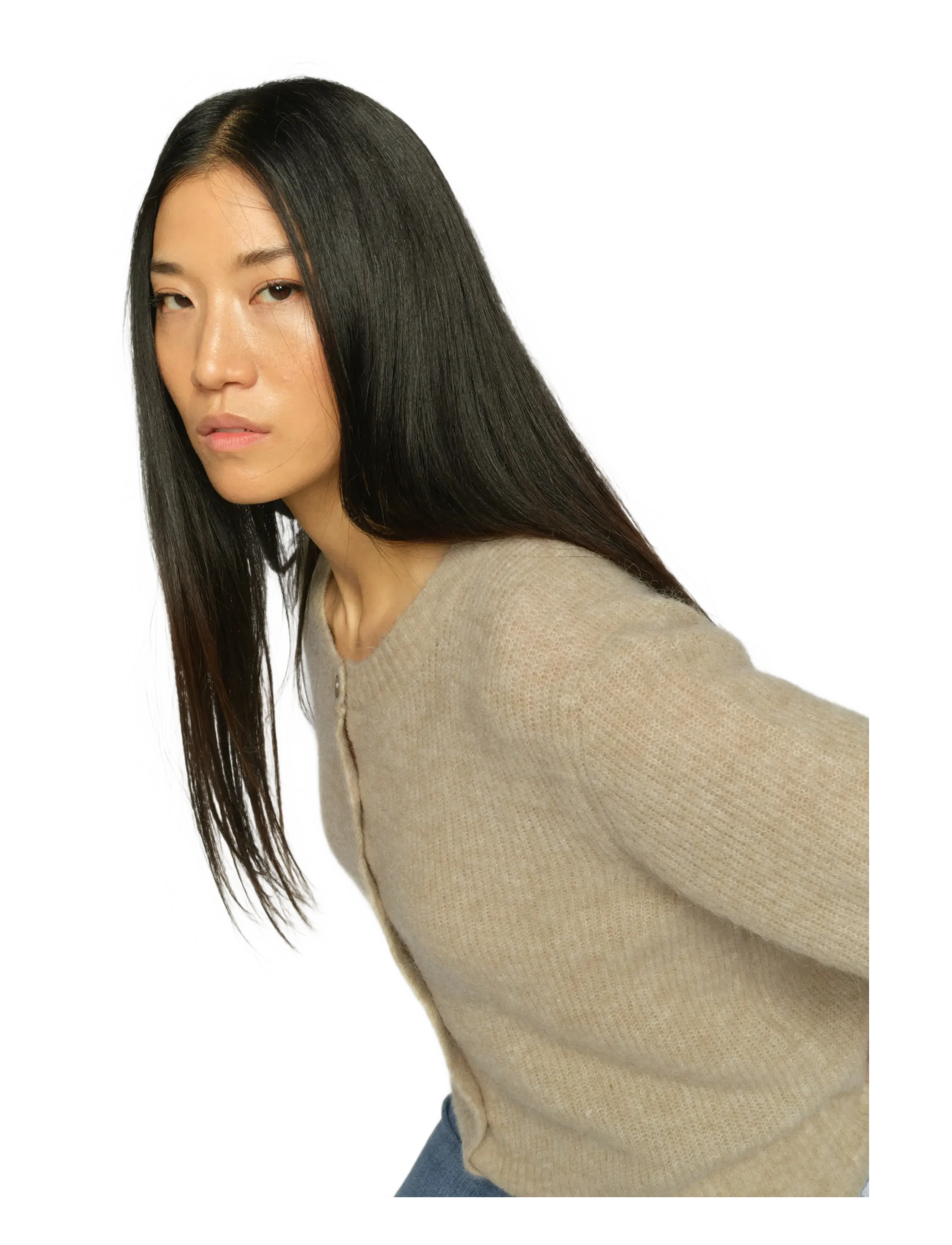 MOS MOSH - MMThora SS Knit Cardigan - strickjacken - twill - 4