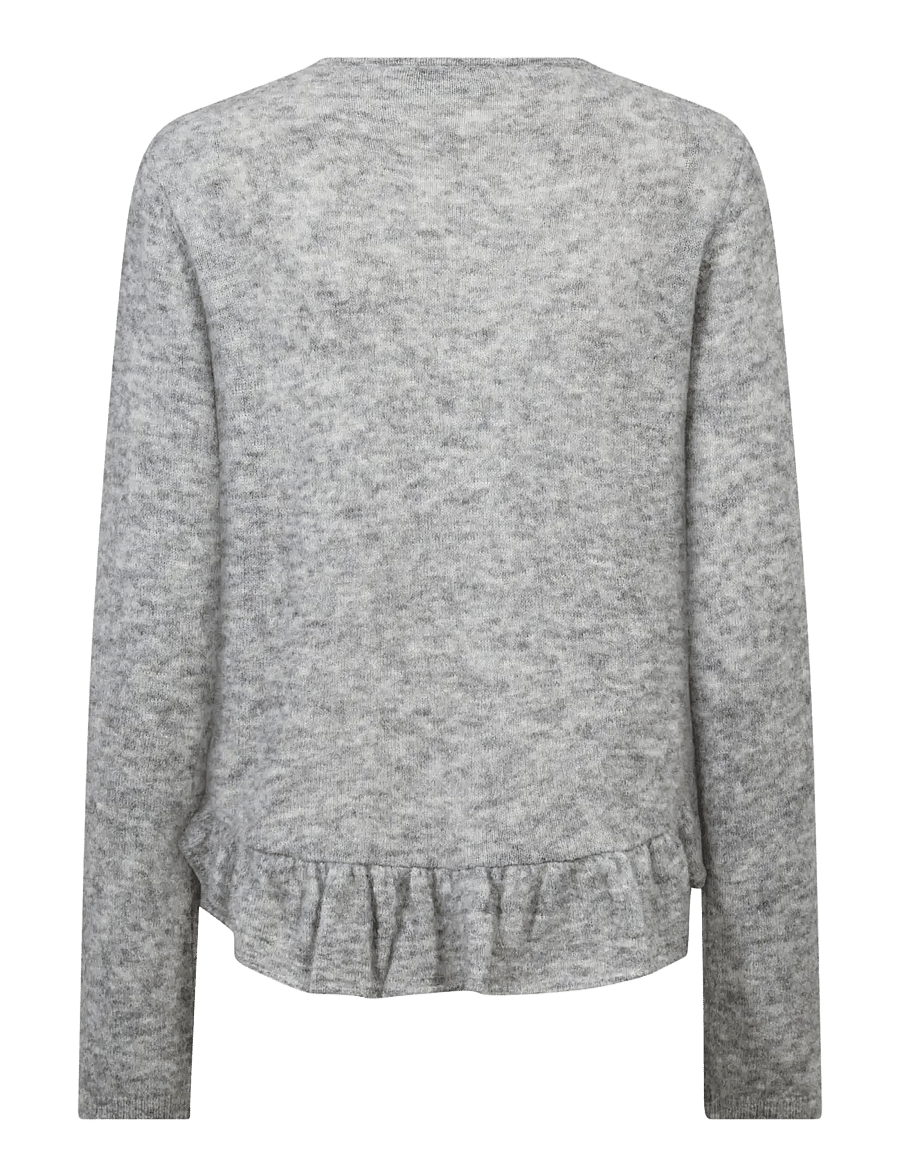 MOS MOSH - MMMape Alice Knit Cardigan - strickjacken - grey melange - 1