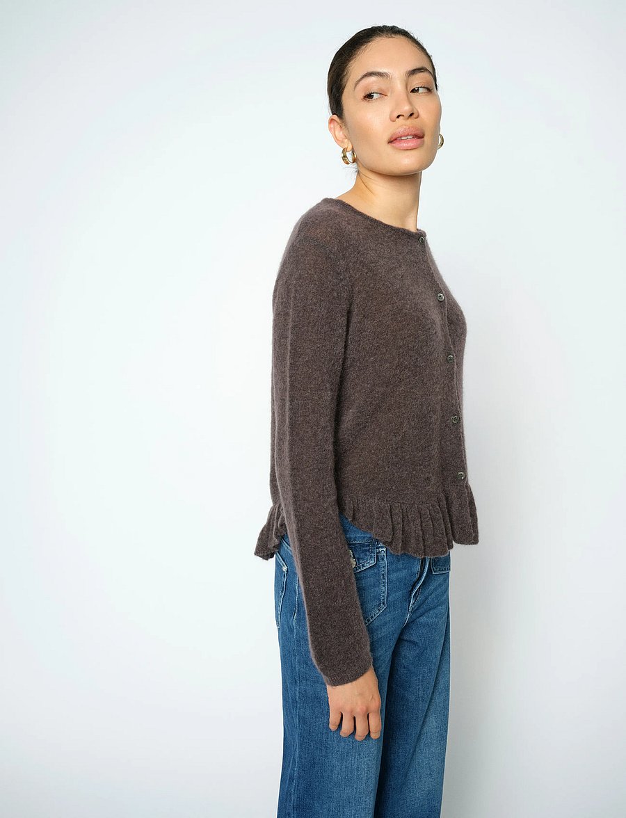 MOS MOSH - MMMape Alice Knit Cardigan - cardigans - subterranean - 0