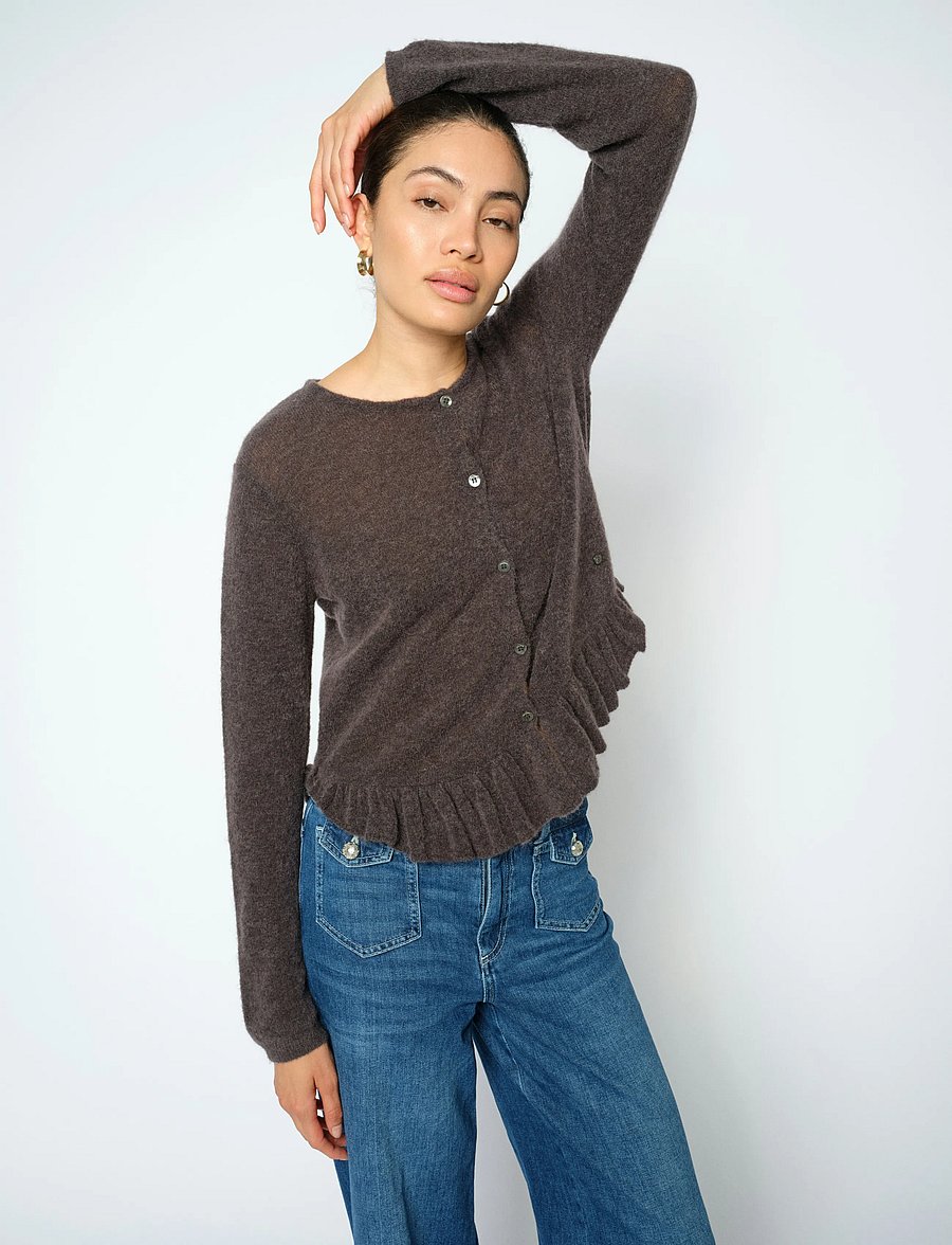 MOS MOSH - MMMape Alice Knit Cardigan - cardigans - subterranean - 3