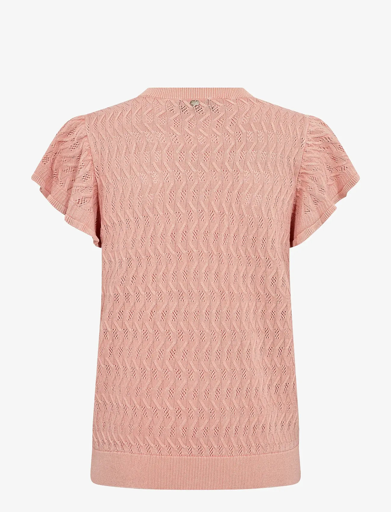 MOS MOSH - MMGanna Pattern O-Neck Knit Top - sviitrid - peachy - 2