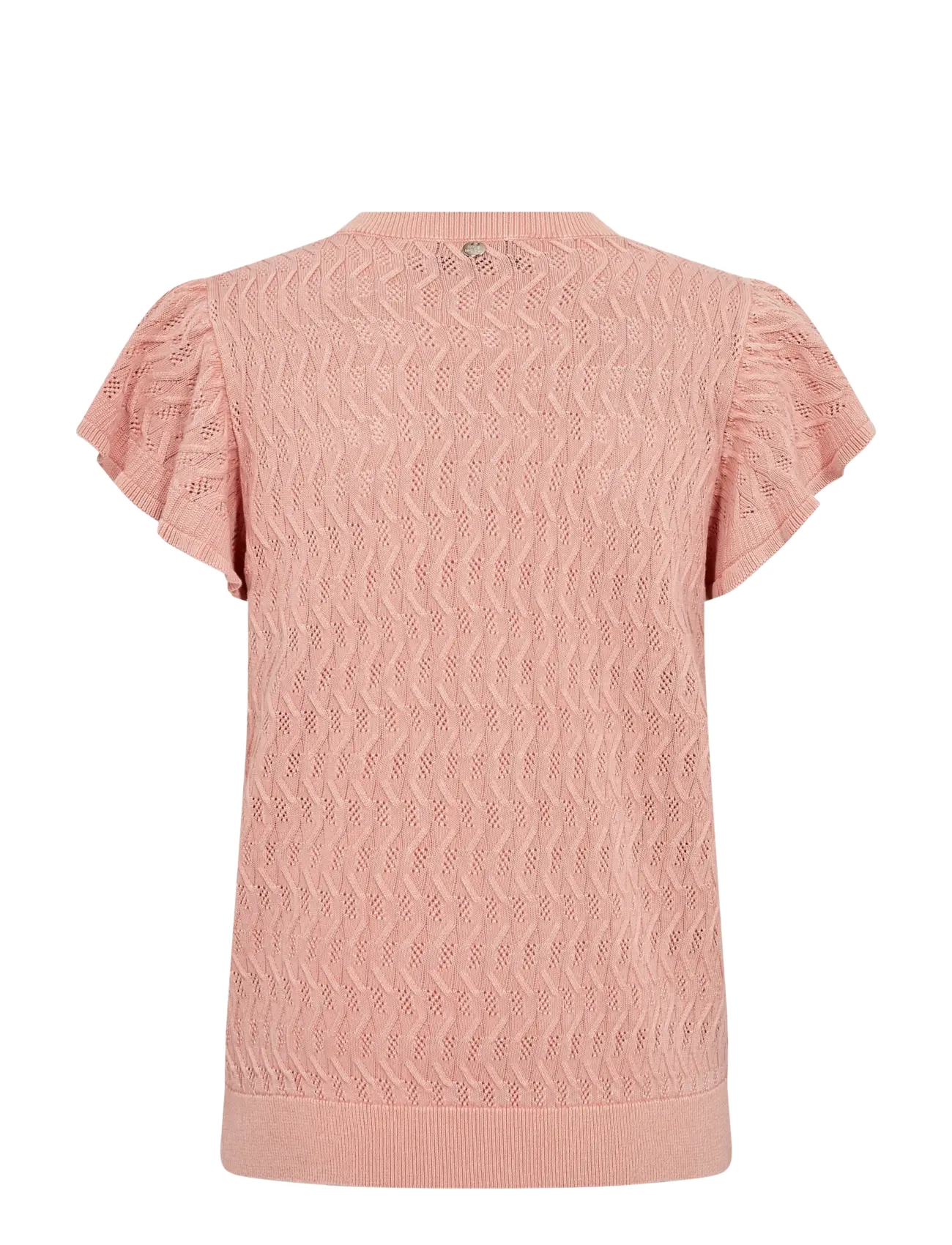 MOS MOSH - MMGanna Pattern O-Neck Knit Top - pullover - peachy - 2