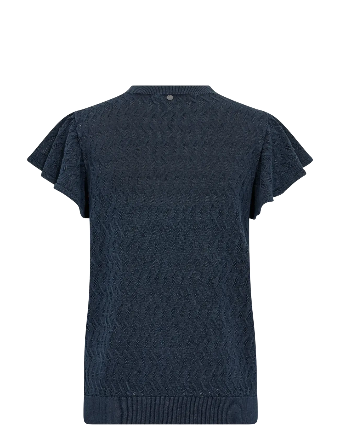 MOS MOSH - MMGanna Pattern O-Neck Knit Top - stickade tröjor - salute navy - 2