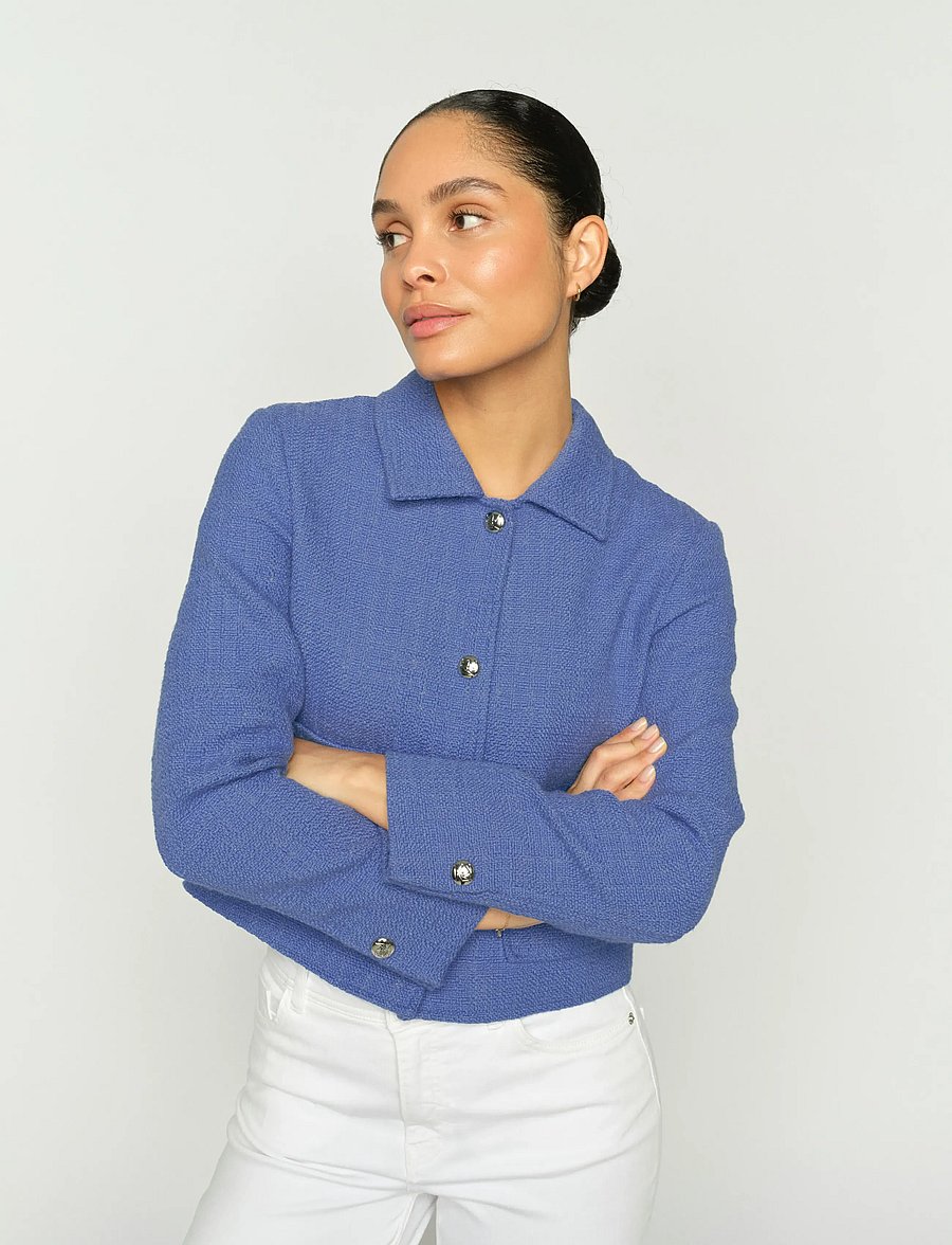 MOS MOSH - MMNilsa Bobb Jacket - leichte jacken - ultramarine - 4