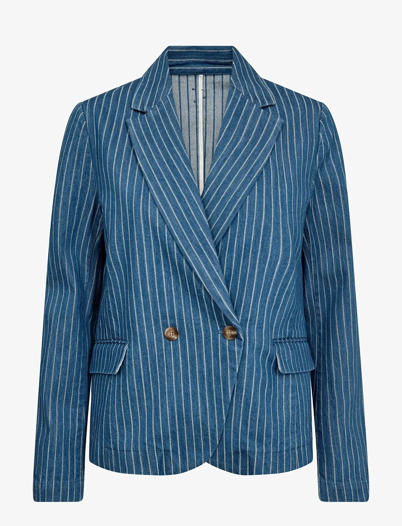 MOS MOSH - MMBeline Virto Blazer - dubbelknäppta kavajer - mid blue - 0