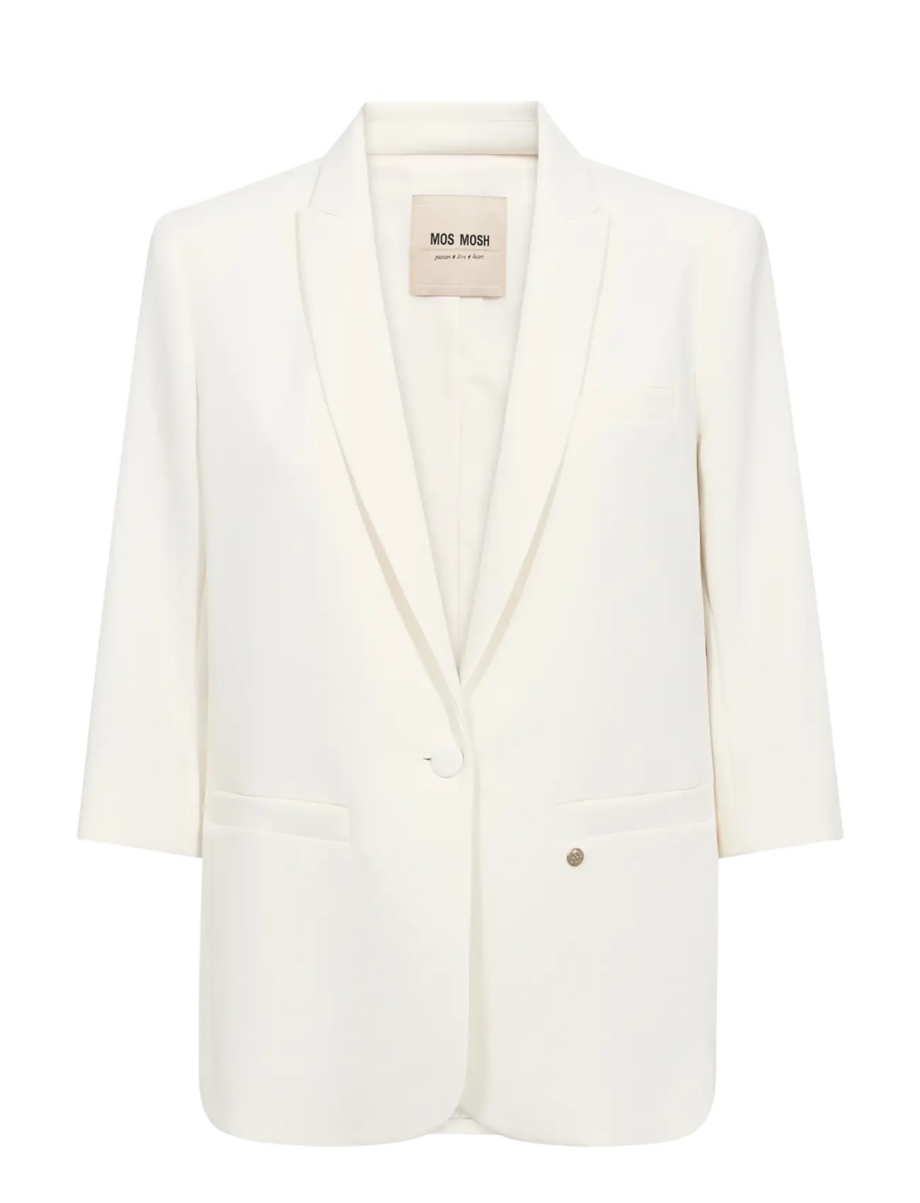 MOS MOSH MMJunie Miley Blazer - Tøj - ECRU / cream