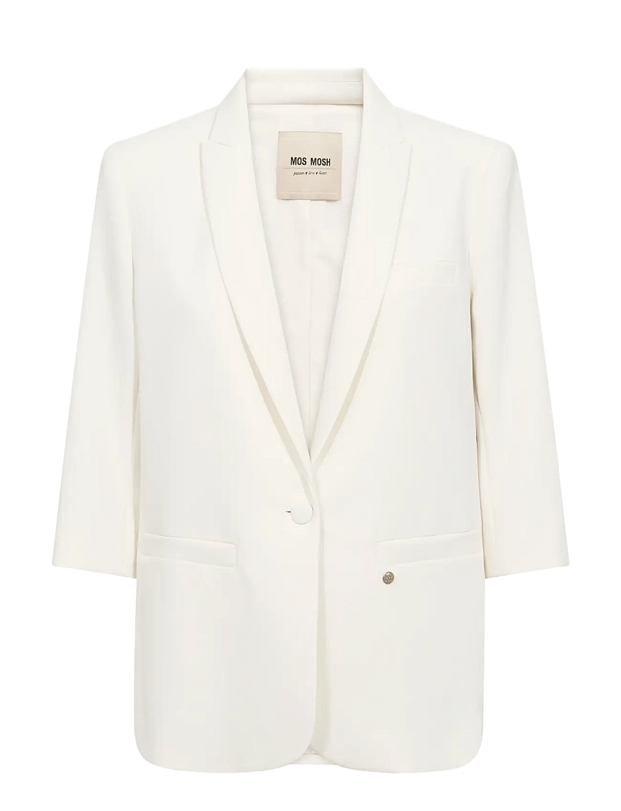 MOS MOSH - MMJunie Miley Blazer - einreihige blazer - ecru - 1