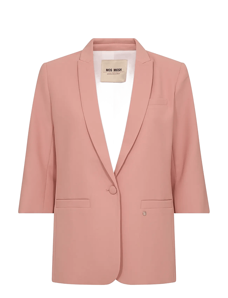MOS MOSH - MMJunie Miley Blazer - enkeltradede blazere - peachy - 1