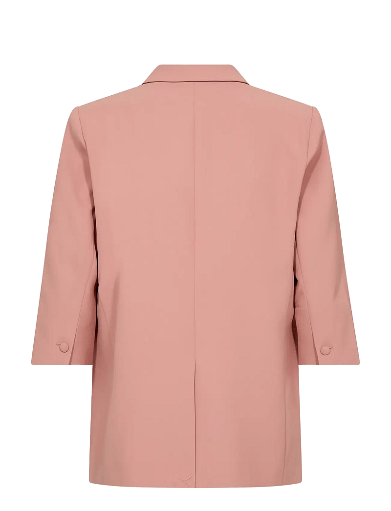 MOS MOSH - MMJunie Miley Blazer - enkeltradede blazere - peachy - 2