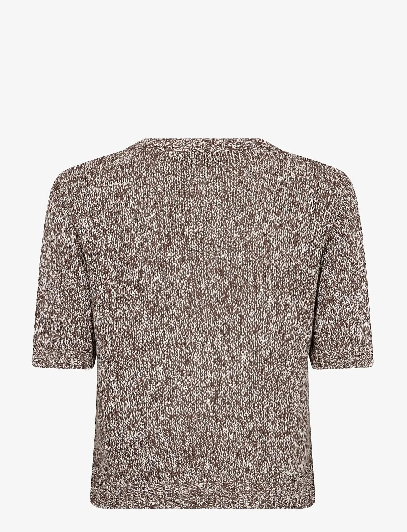 MOS MOSH - MMElio SS Knit Cardigan - cardigans - coffee quartz - 2