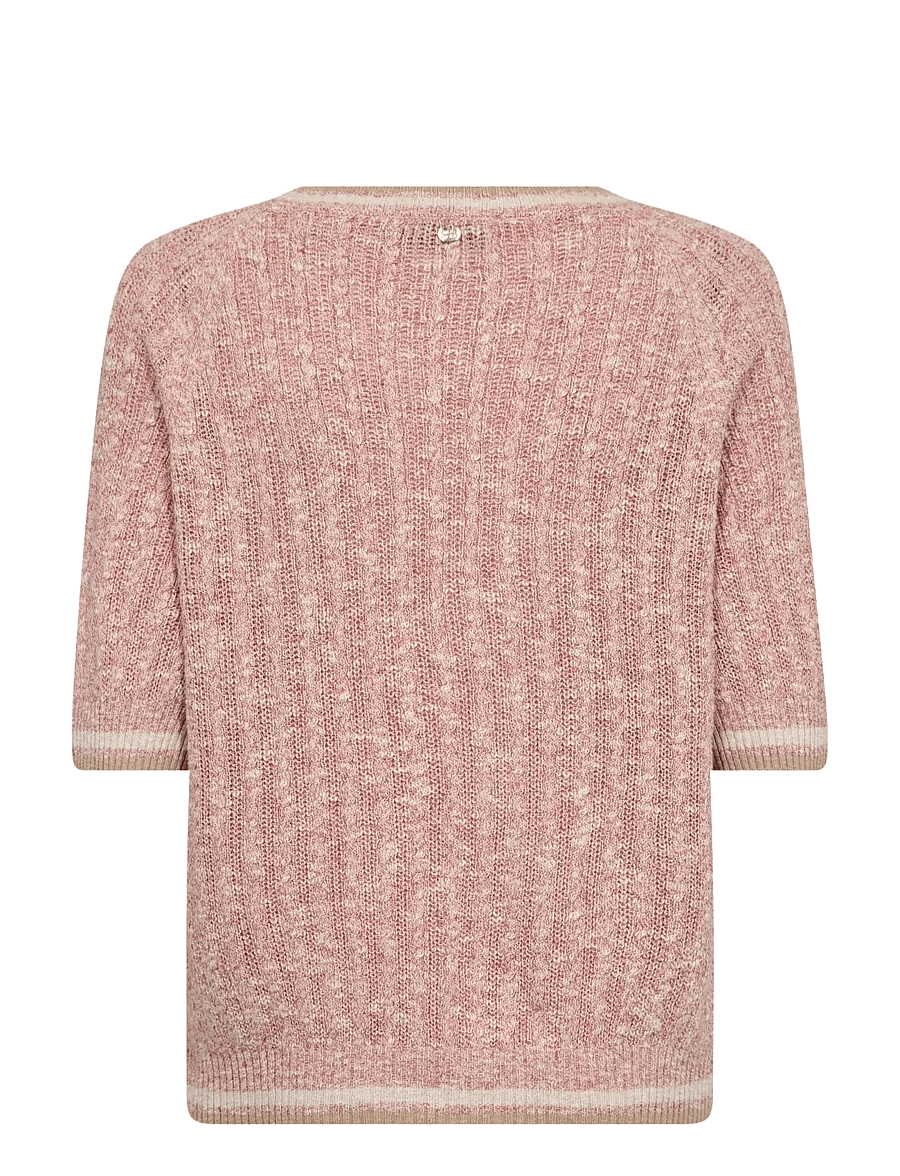 MOS MOSH - MMMarisola Line SS Linen Knit - peachy - 2