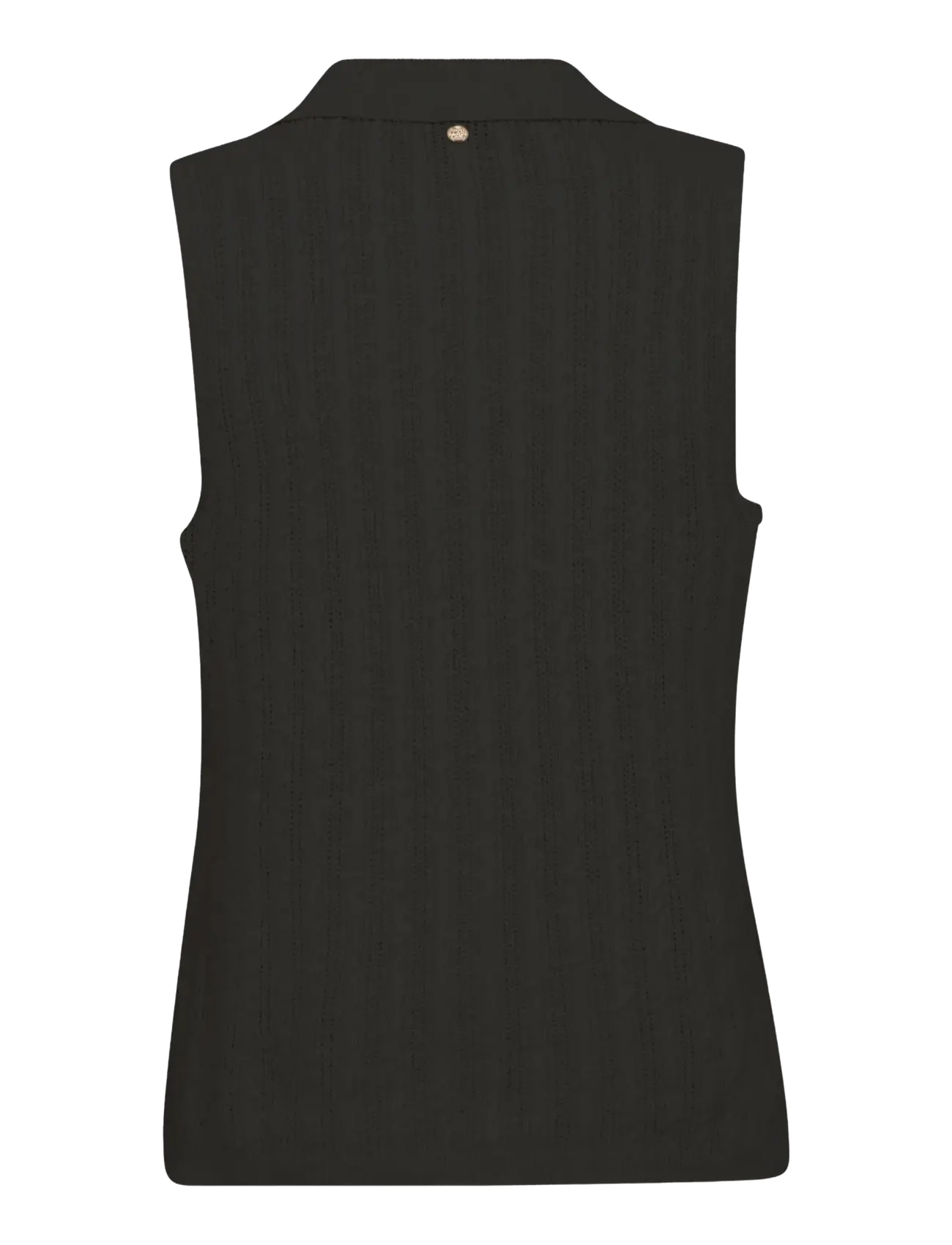 MOS MOSH - MMRinja Marisol Line Knit Top - tanktops - black - 1