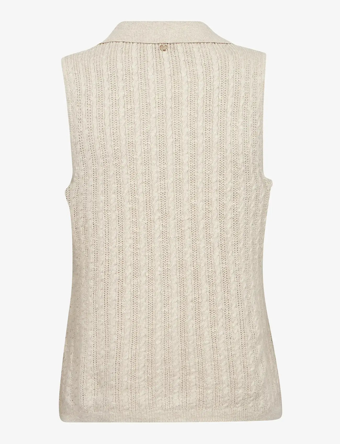 MOS MOSH - MMRinja Marisol Line Knit Top - kootud vestid - ecru - 2
