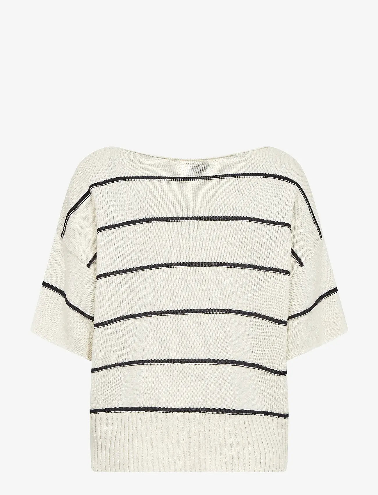 MOS MOSH - MMArlen Paper SS Knit - sviitrid - ecru - 2