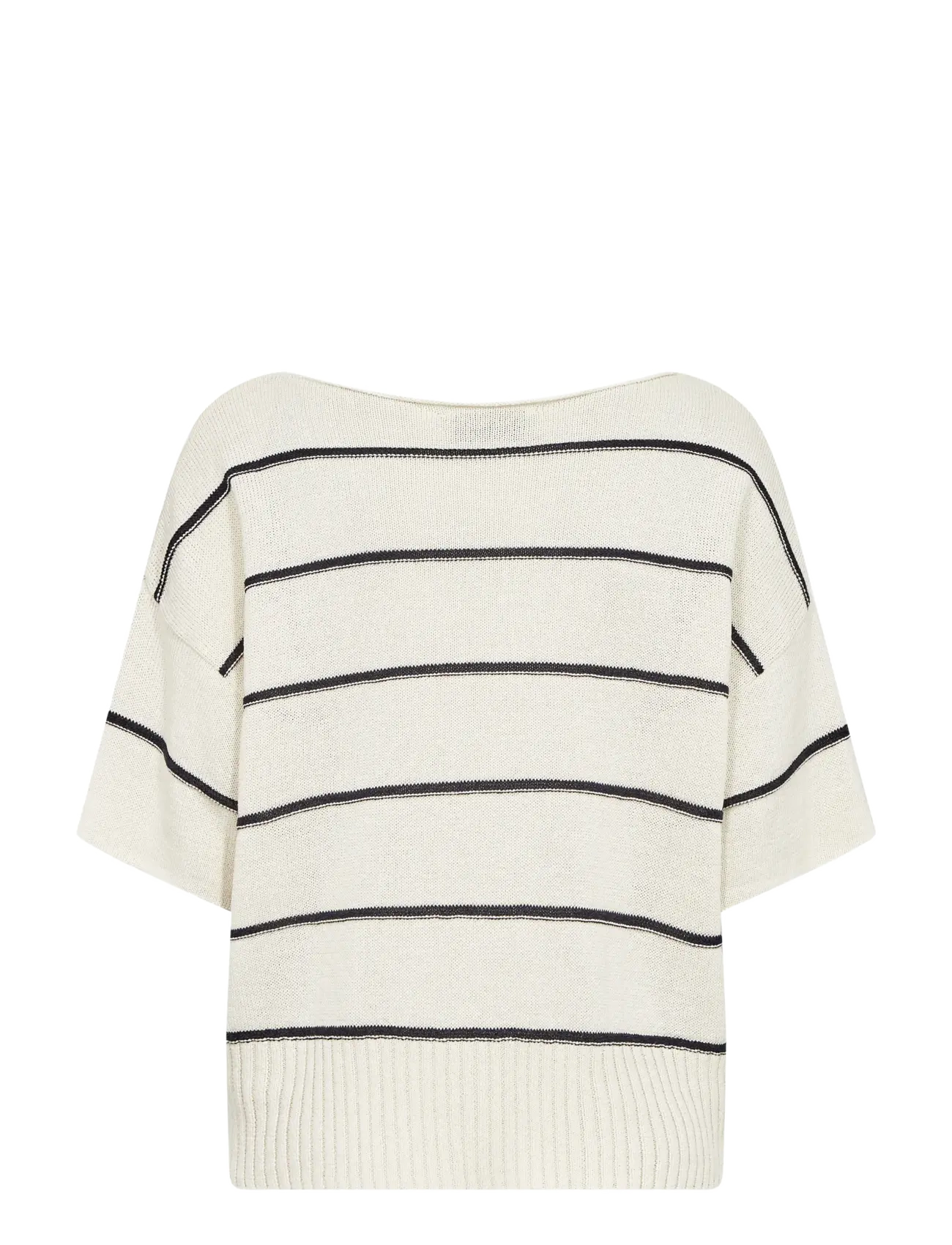 MOS MOSH - MMArlen Paper SS Knit - jumpers - ecru - 2