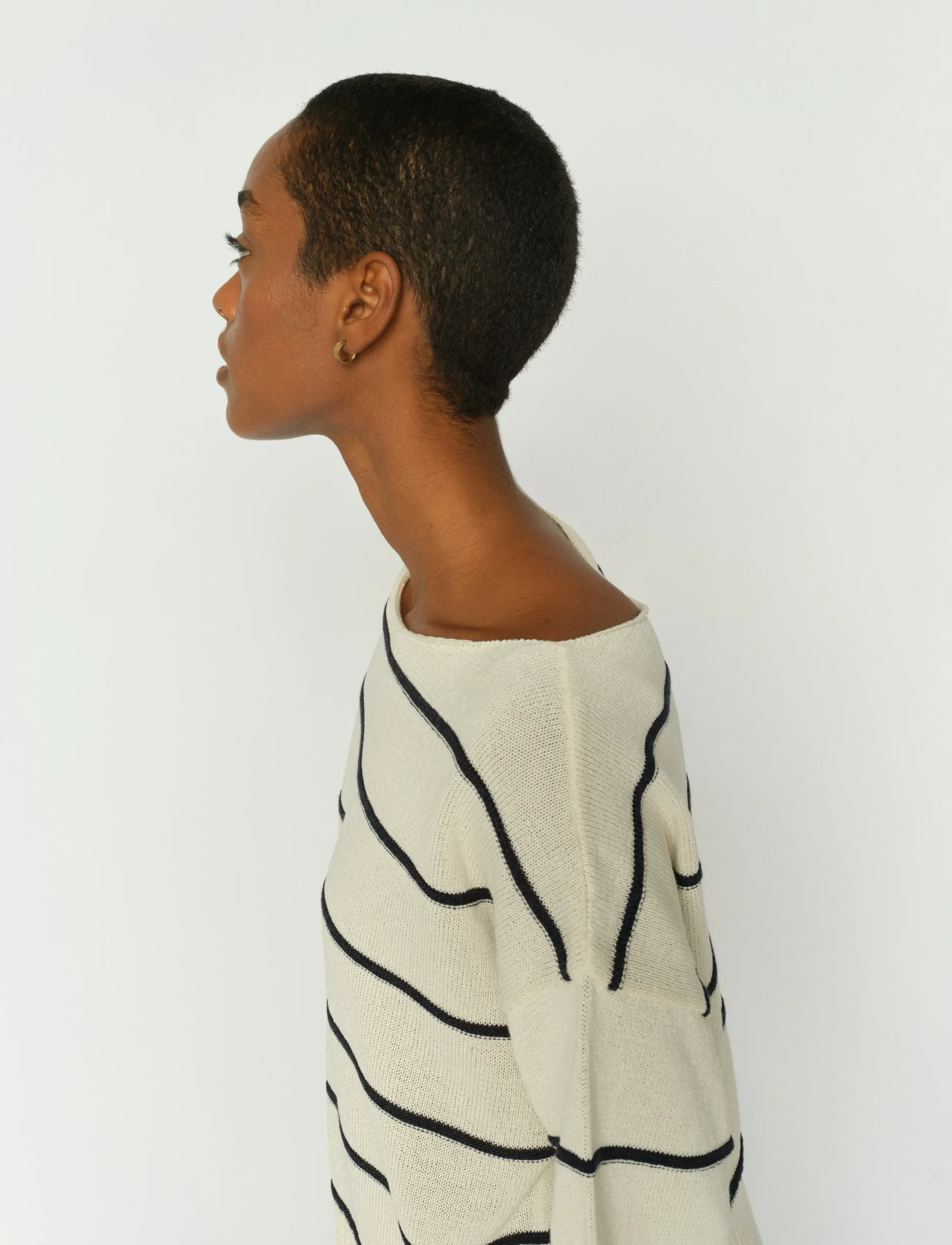 MOS MOSH - MMArlen Paper SS Knit - jumpers - ecru - 4