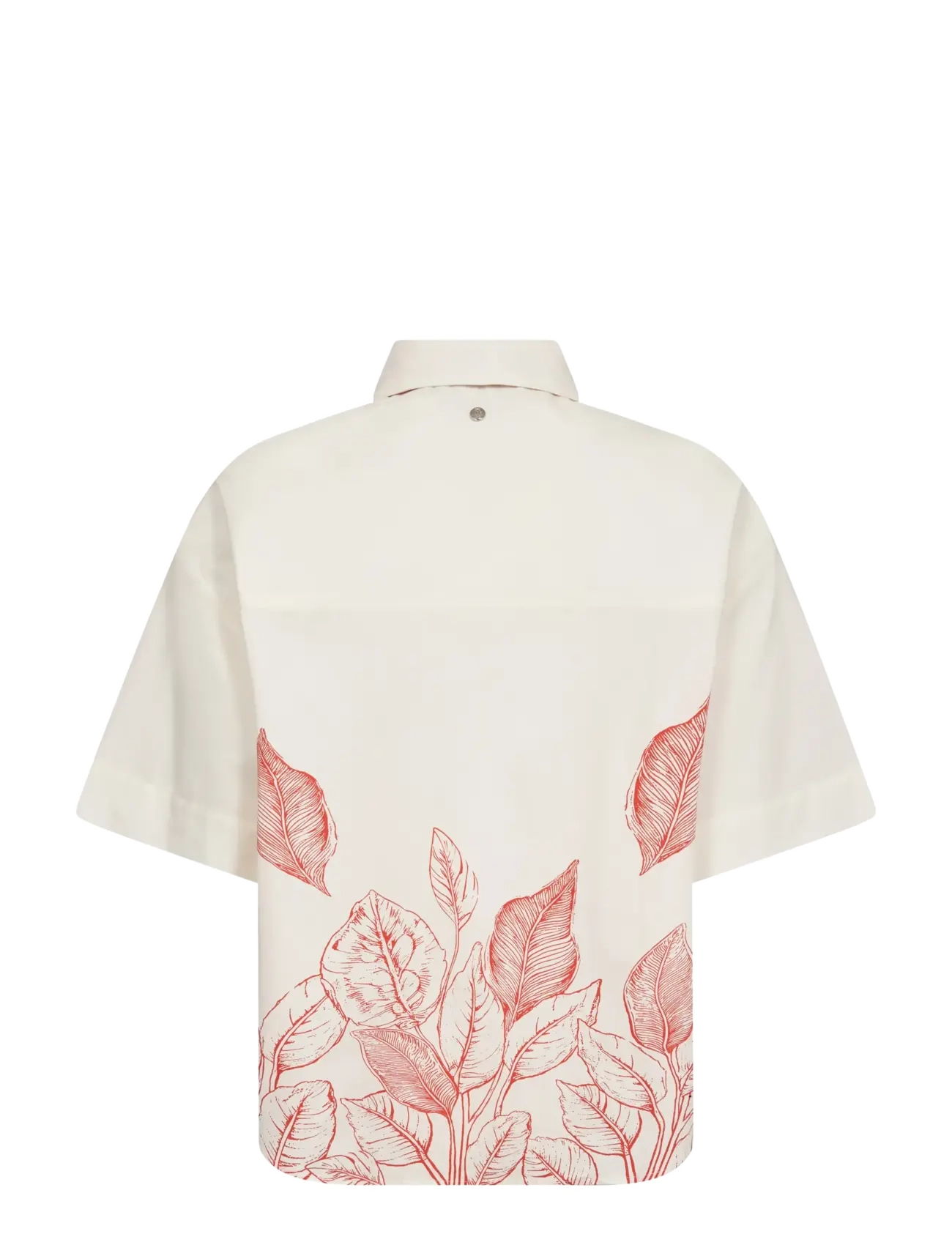 MOS MOSH - MMSaras Monochrome Shirt - short-sleeved shirts - ecru - 2