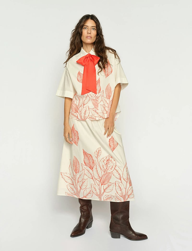 MOS MOSH - MMSaras Monochrome Shirt - chemises à manches courtes - ecru - 3