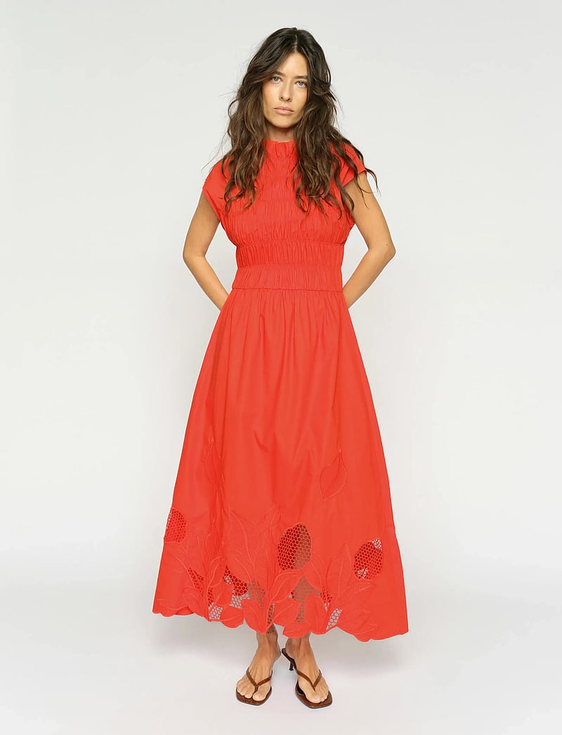 MOS MOSH - MMAria Mono Dress - summer dresses - spicy orange - 3