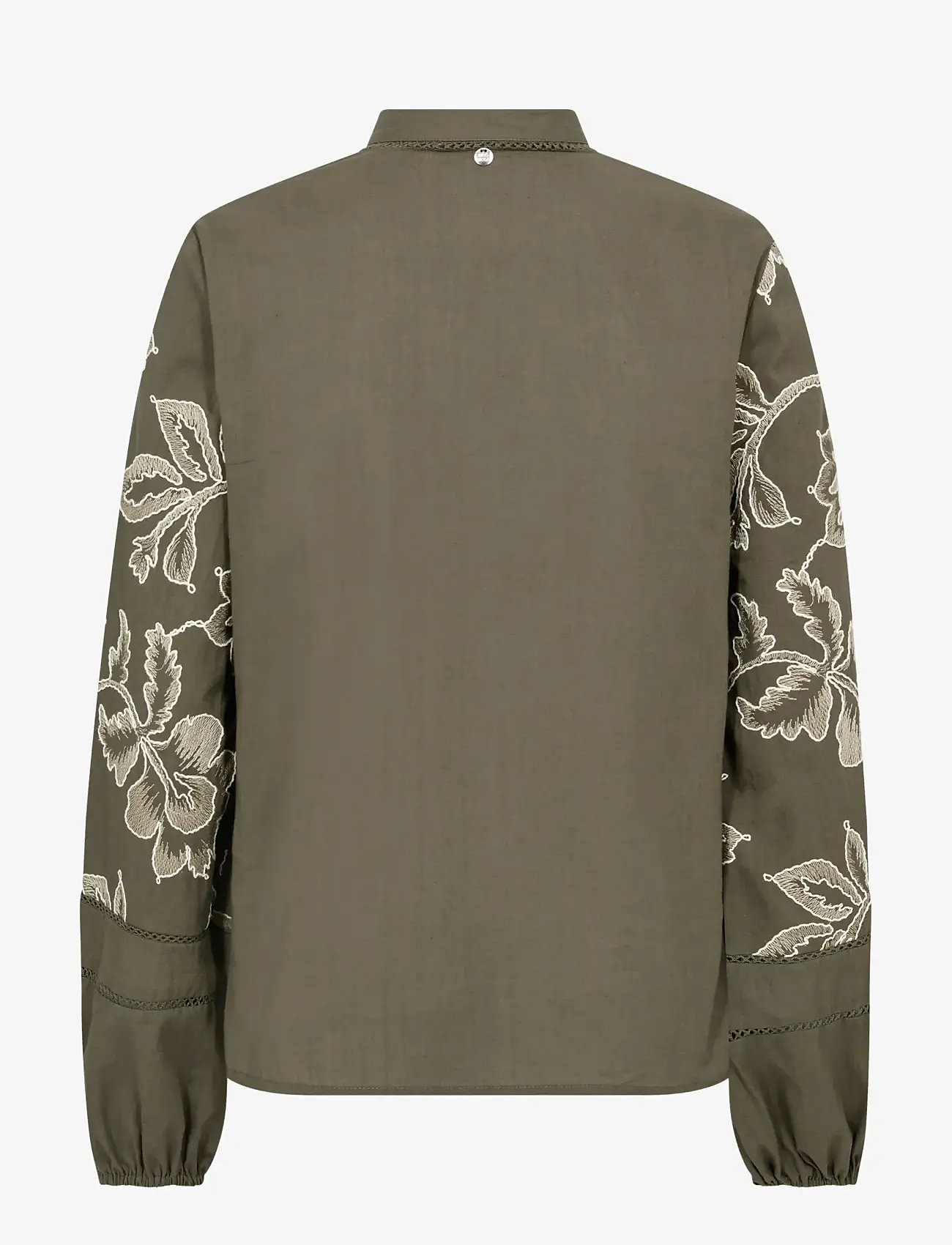 MOS MOSH - MMLouis Line Shirt - langærmede skjorter - olive night - 2